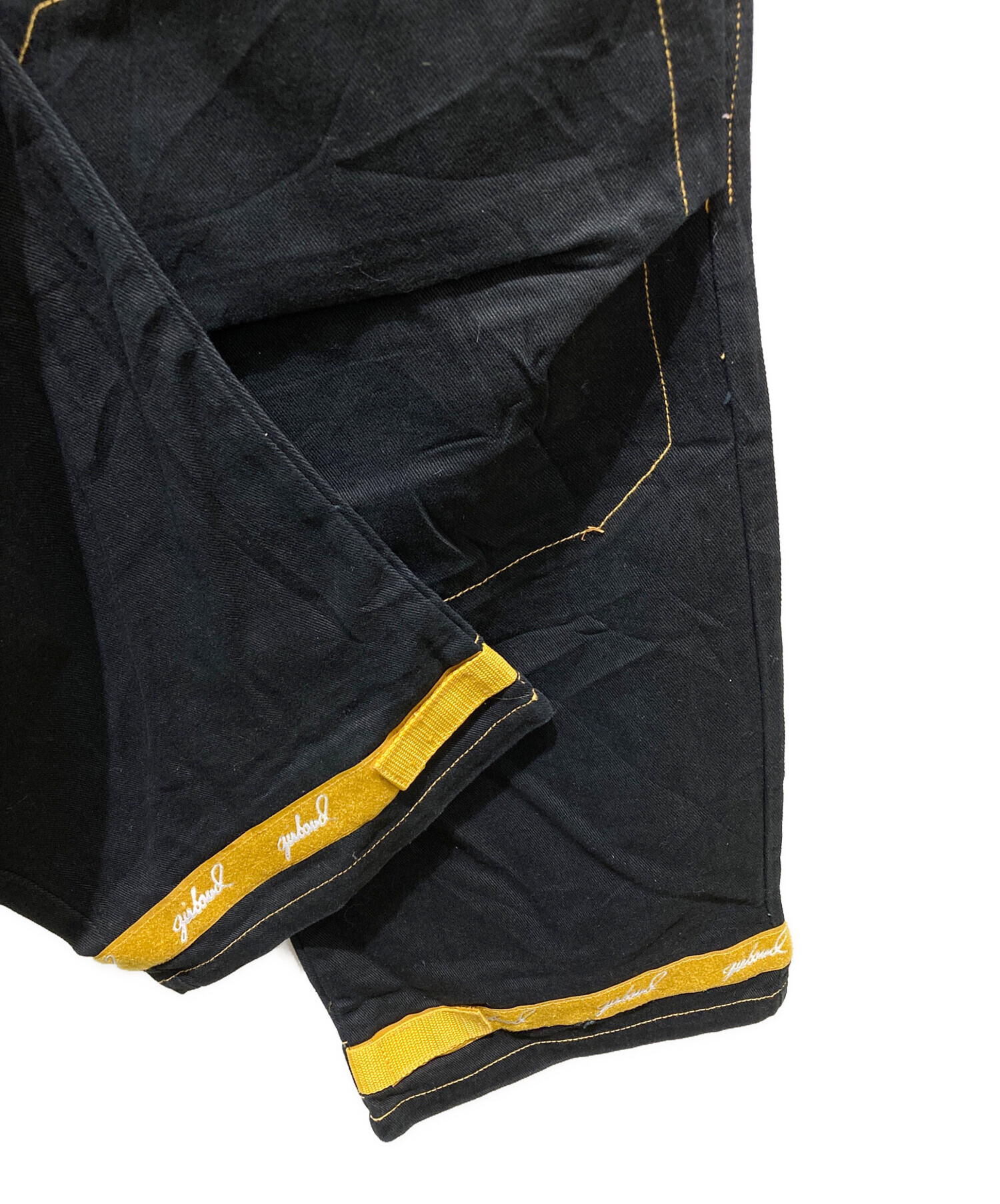 【美品】GIRBAUD　ジルボー　シャトルパンツ　Y2K　　ブラック×イエロー 中古・古着通販】MARITHE+FRANCOIS GIRBAUD (マリテフランソワジルボー