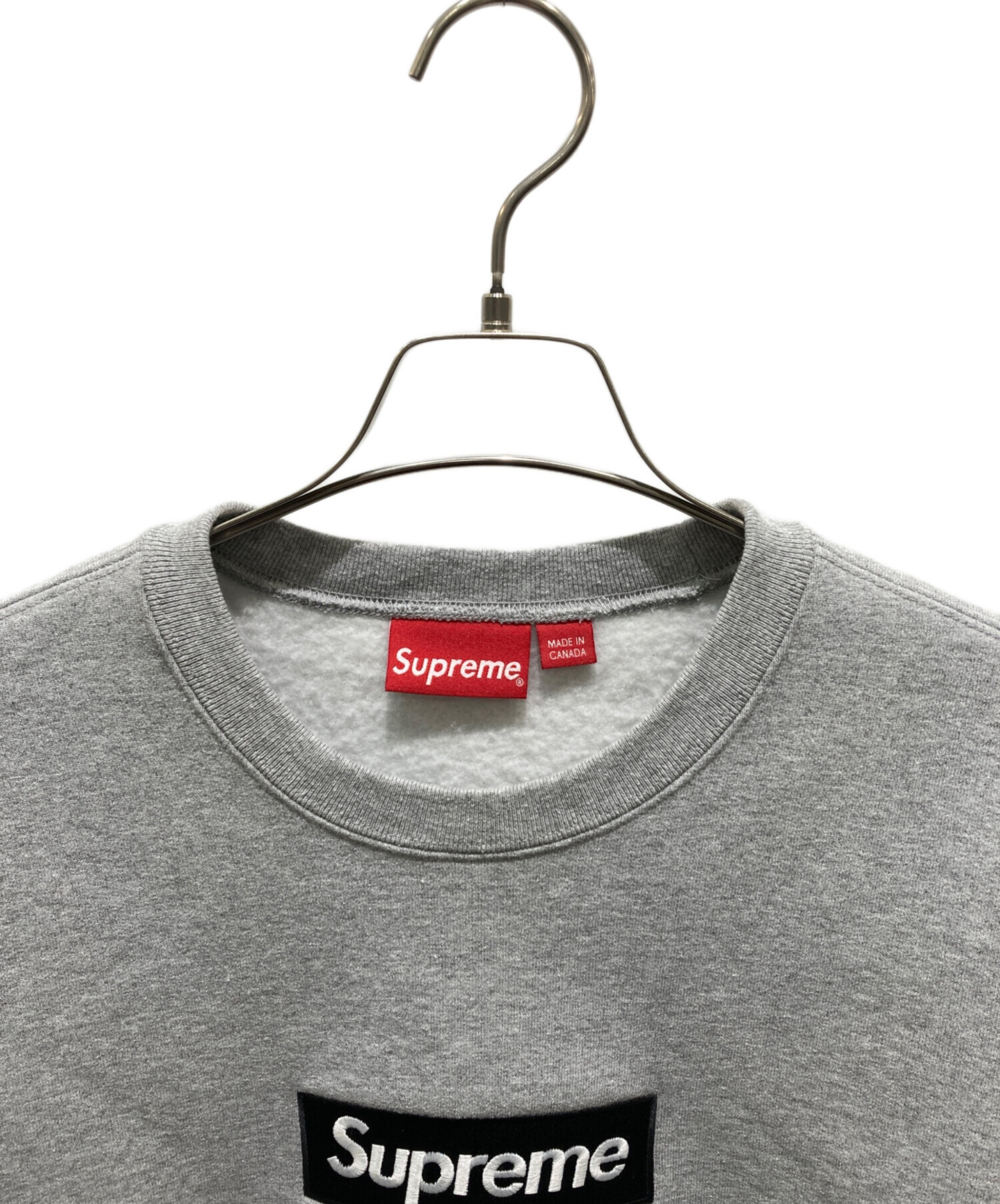 中古・古着通販】SUPREME (シュプリーム) Box Logo Crewneck Heather