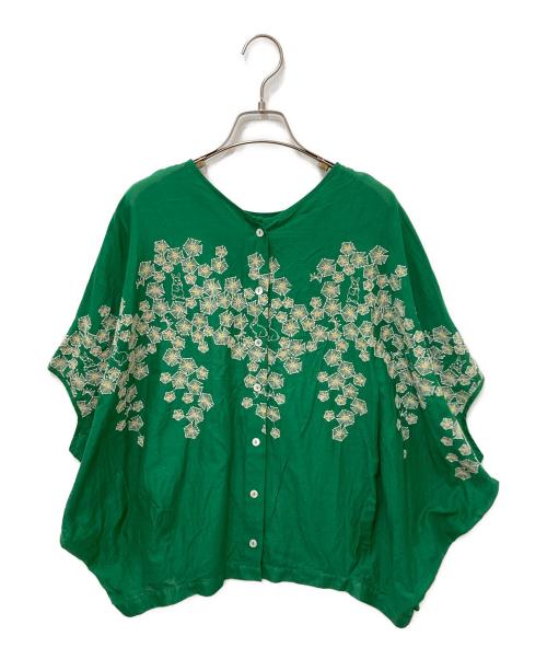 ゆ*ん様 marble sud シバザクラ　うさぎ　プチボタンブラウス　グリーン 3006010440048048_01_8202w.jpeg
