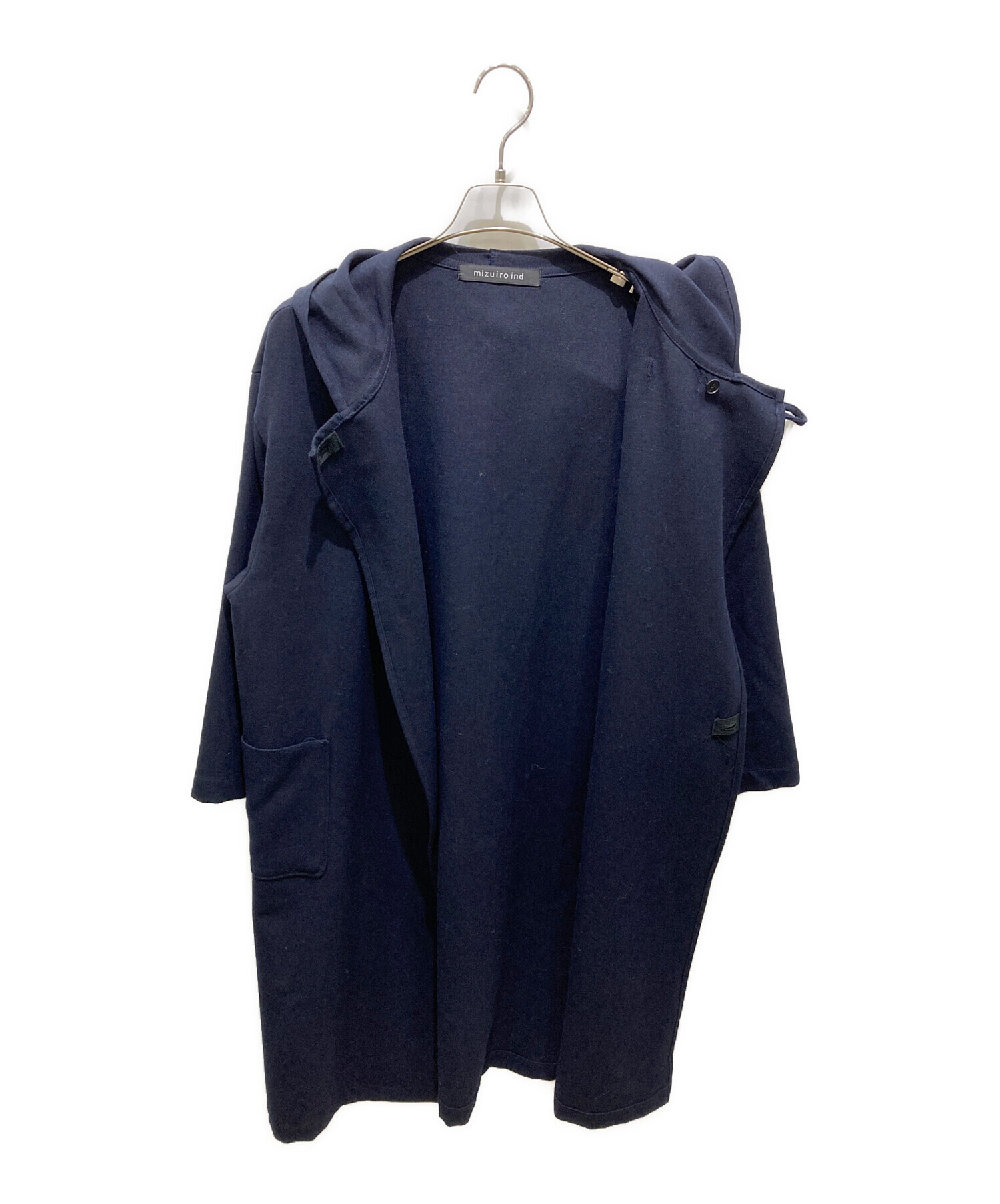 中古・古着通販】mizuiro-ind (ミズイロインド) ダッフルロングコート