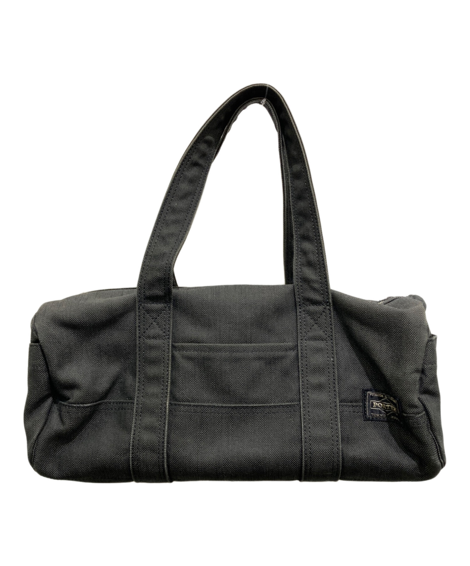 中古・古着通販】PORTER (ポーター) ミニボストンバッグ ブラック 