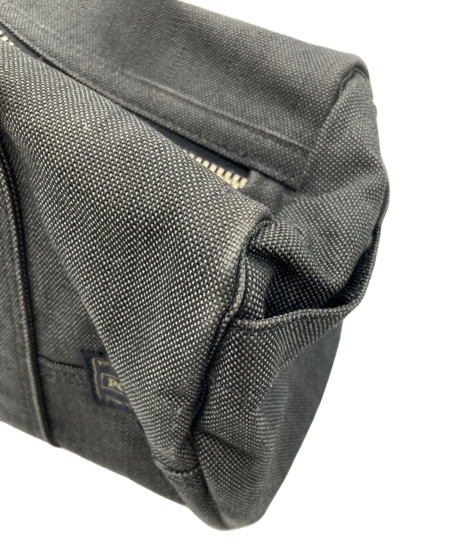 中古・古着通販】PORTER (ポーター) ミニボストンバッグ ブラック