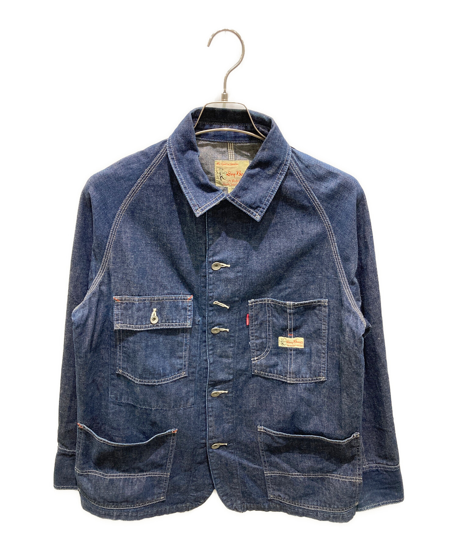 ドライボーンズ/コート/カバーオール/38/M 中古・古着通販】Dry Bones (ドライボーンズ) カバーオール ブルー