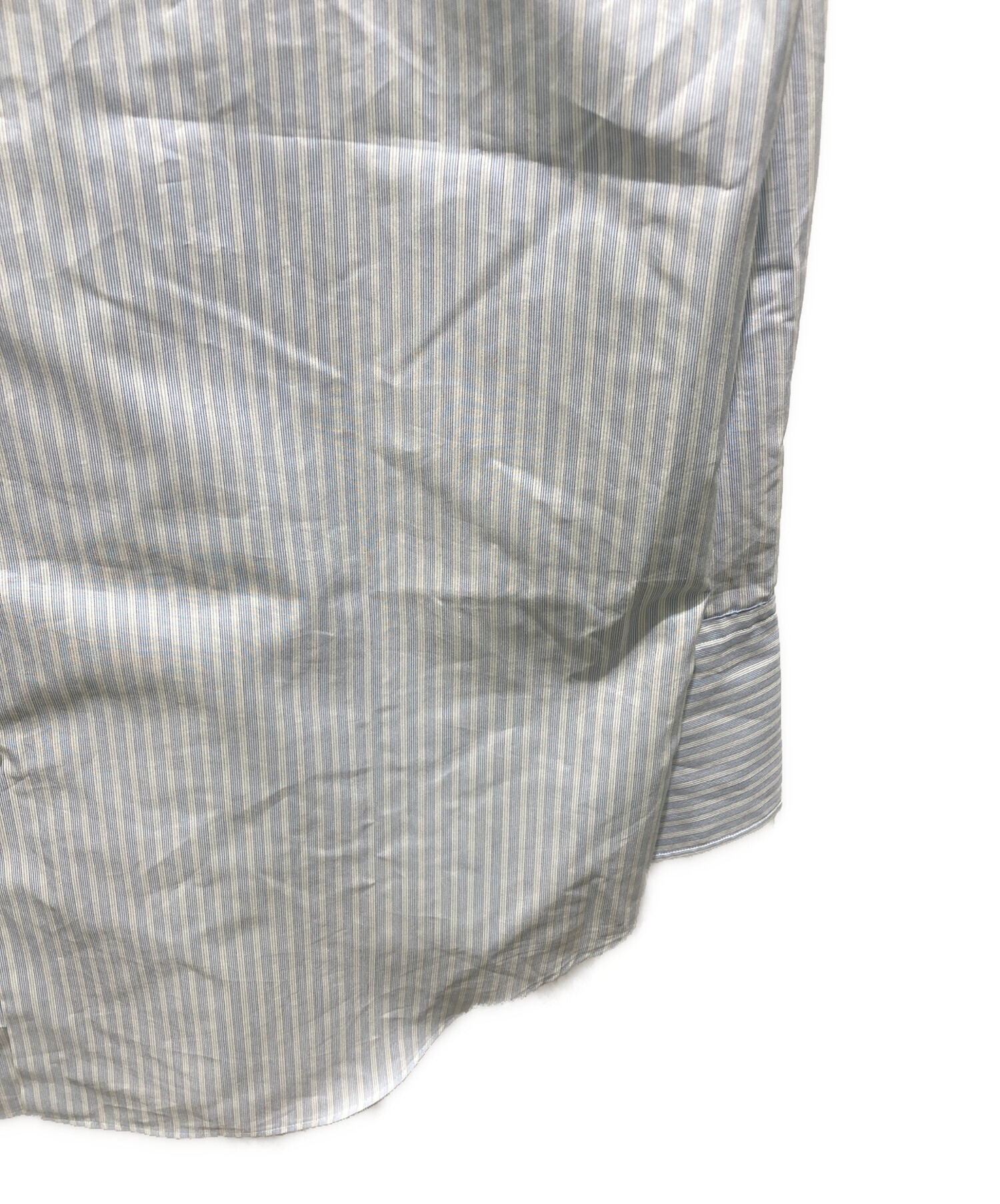 中古・古着通販】AURALEE (オーラリー) FINX POLYESTER STRIPE SHIRT