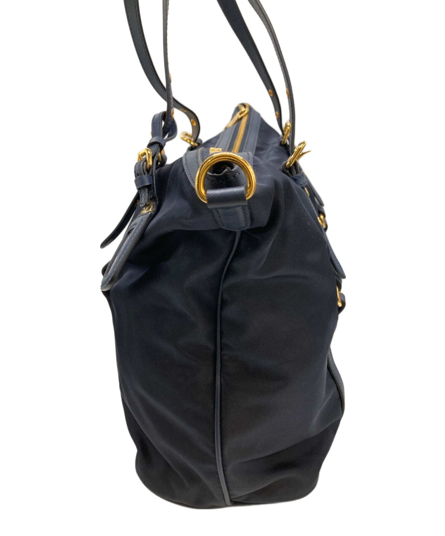 中古・古着通販】PRADA (プラダ) 2wayトートバッグ ネイビー｜ブランド