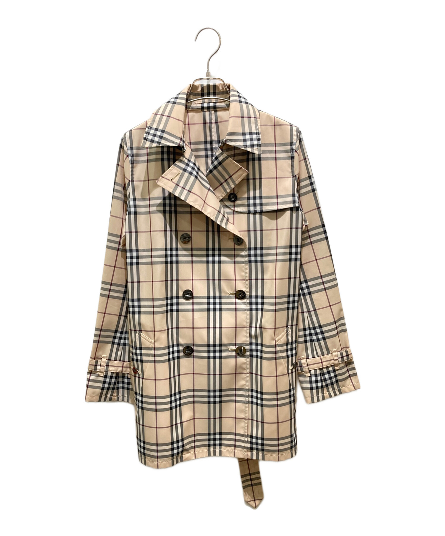 BURBERRY LONDON ベージュ チェック柄裏地 コート サイズ38 【公式通販】 BURBERRY LONDON ベージュ チェック柄裏地 コート サイズ38 【公式通販】