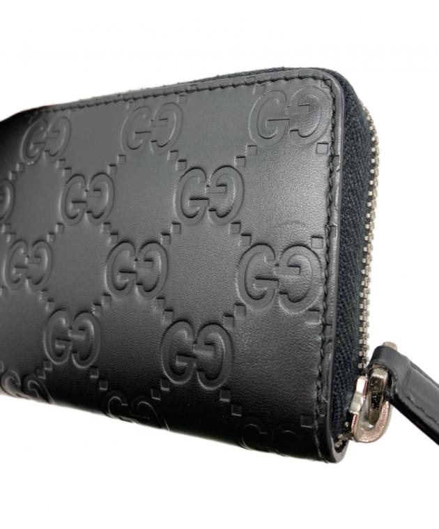 中古・古着通販】GUCCI (グッチ) GG柄ラウンドファスナーコインケース