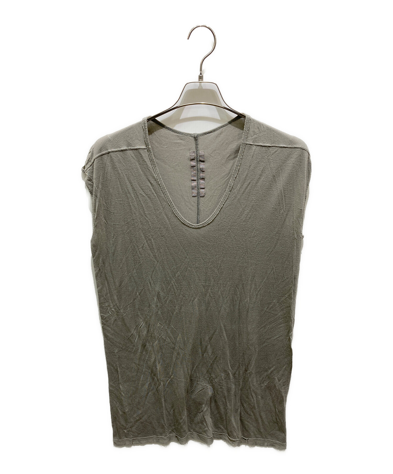 Rick Owens LILIES ドレープカットソー　ノースリーブ 変形 ノースリーブ デザイン トップス | ブランド古着の買取・委託販売