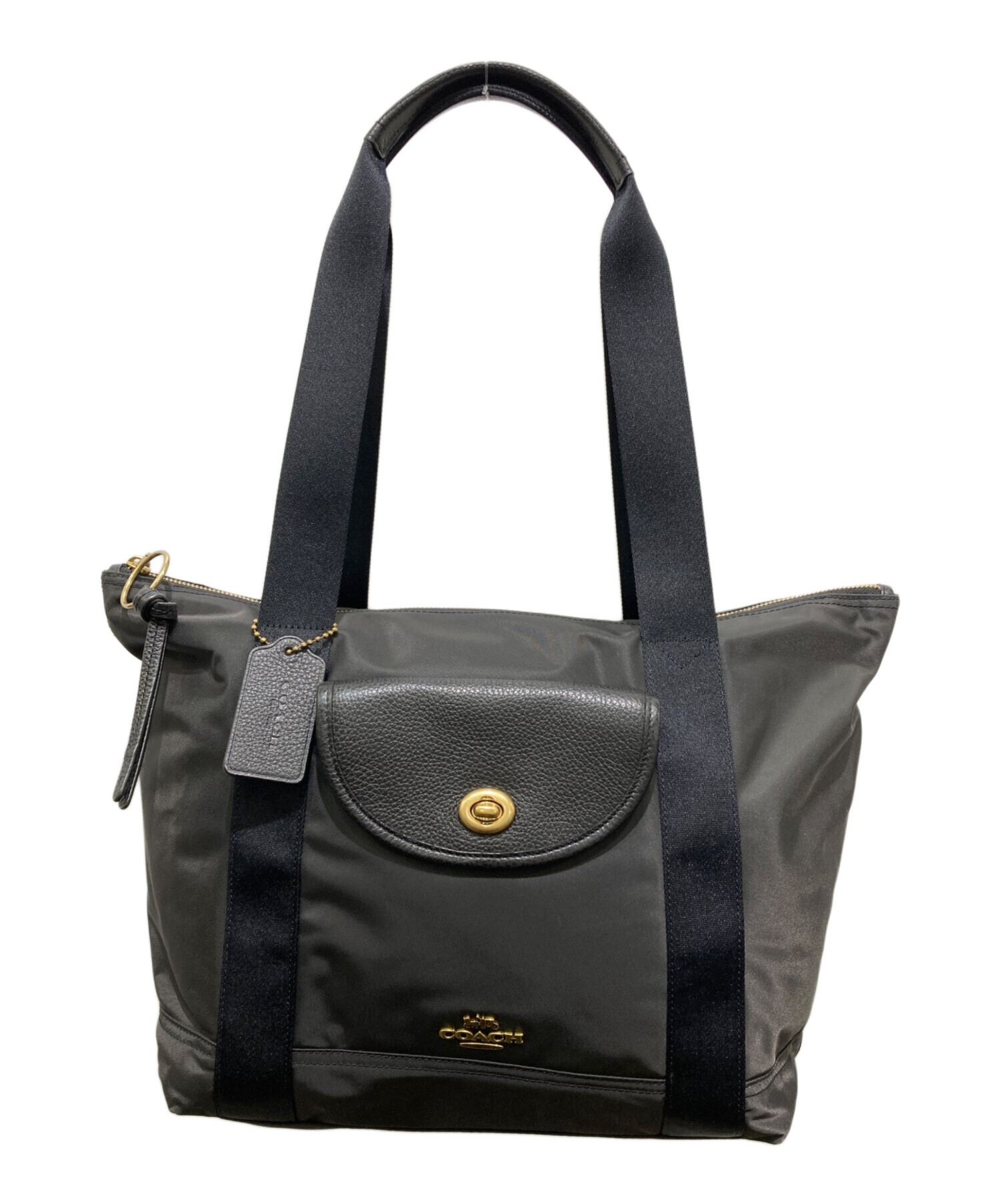 中古・古着通販】COACH (コーチ) ハンドバッグ ブラック｜ブランド 