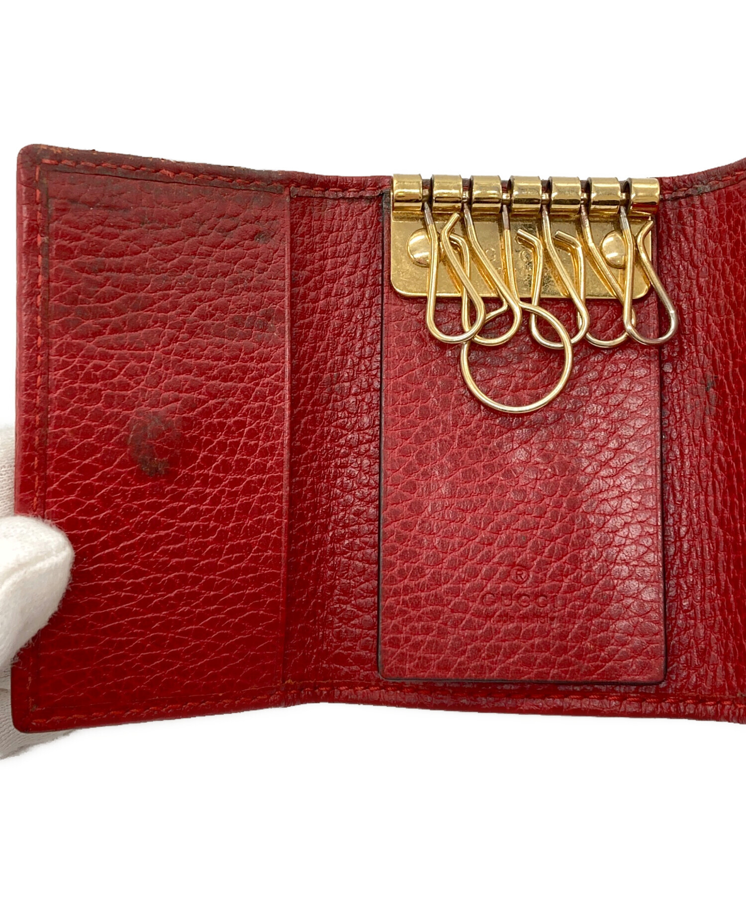 中古・古着通販】GUCCI (グッチ) ダブルG キーケース GGマーモント