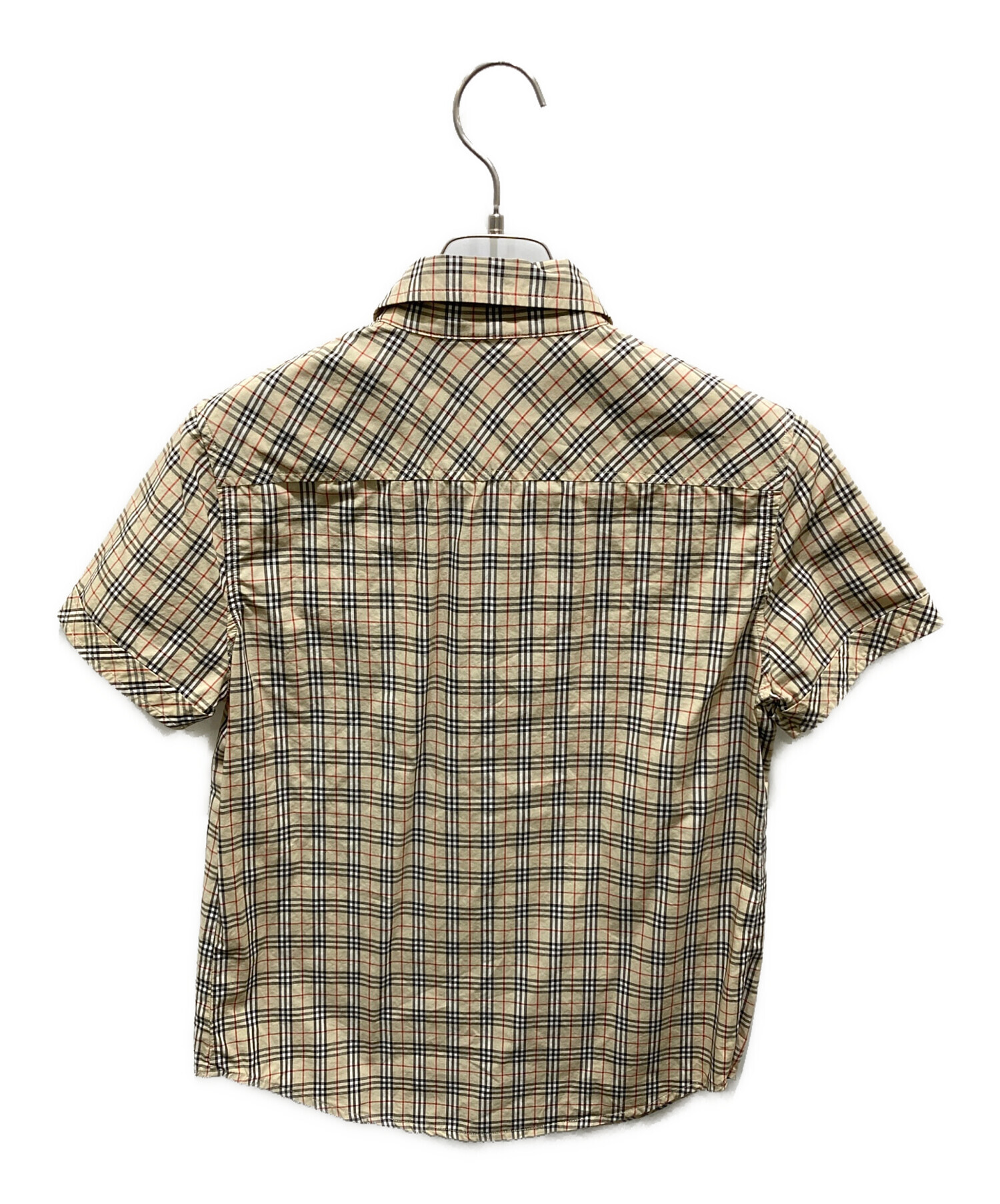 バーバリー ブルーレーベル/BURBERRY BLUELABEL メンズ 半袖カットソー Lサイズ ブラウン系 チェック柄 札幌 西野店 BURBERRY BLUE LABEL バーバリー ノバチェック 半袖シャツ｜Yahoo