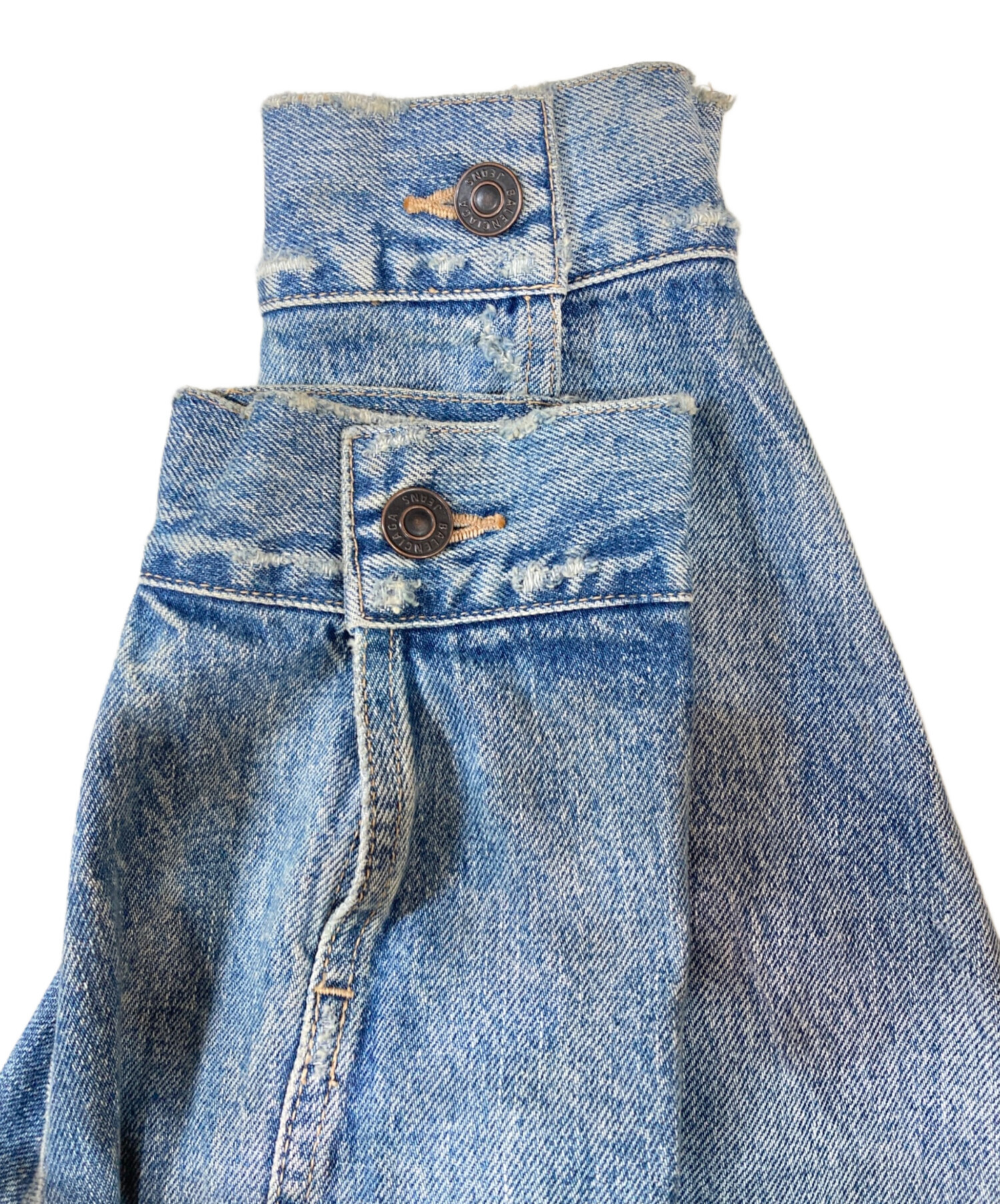中古・古着通販】BALENCIAGA (バレンシアガ) バックカレッジ刺繍デニム
