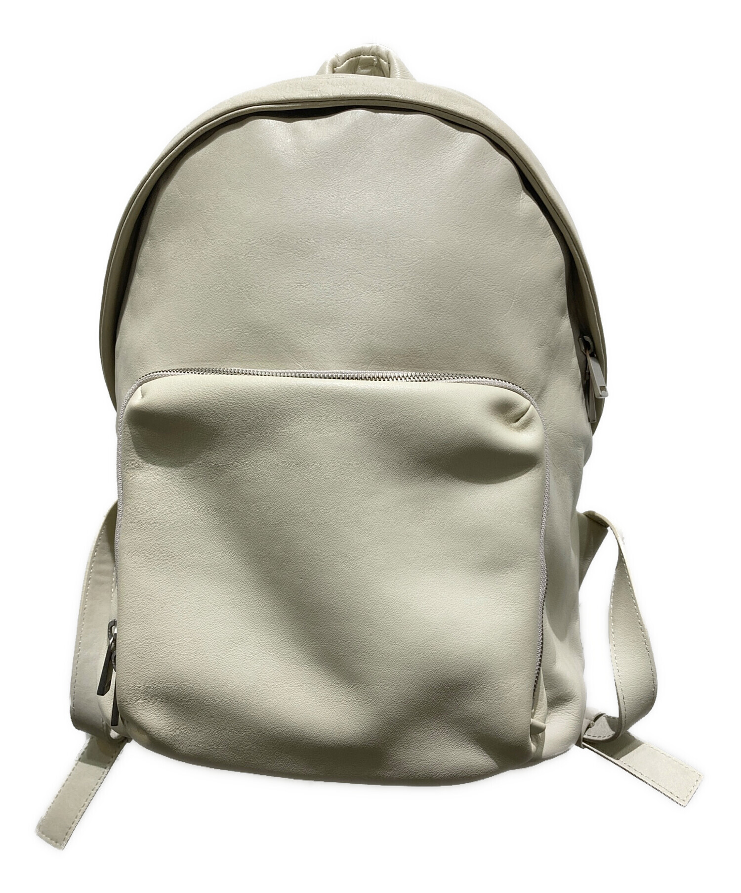 中古・古着通販】CAMPER (カンペール) レザーリュック アイボリー