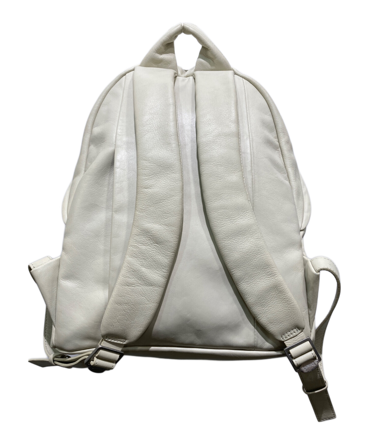 中古・古着通販】CAMPER (カンペール) レザーリュック アイボリー