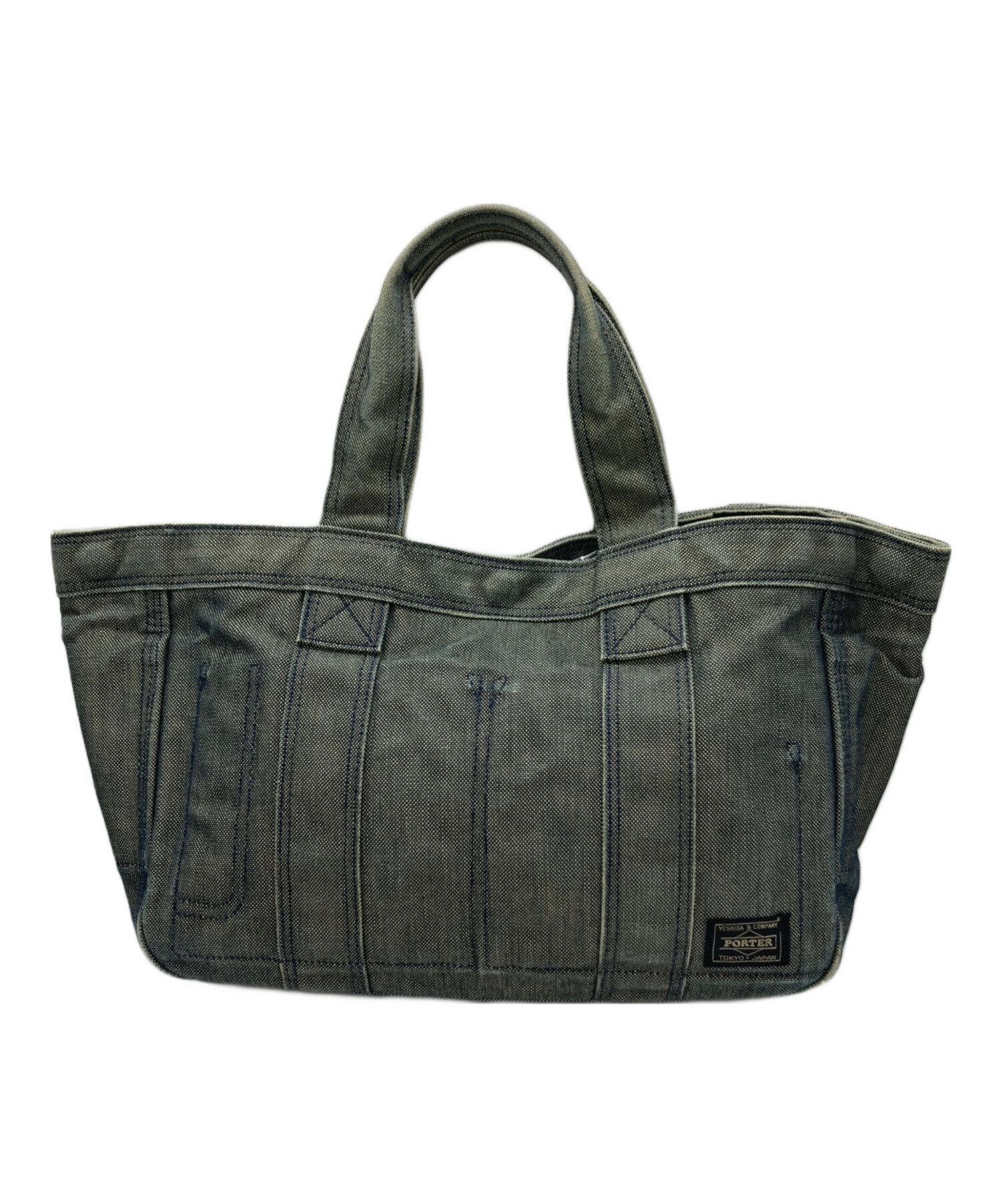 中古・古着通販】PORTER (ポーター) トートバッグ グリーン｜ブランド