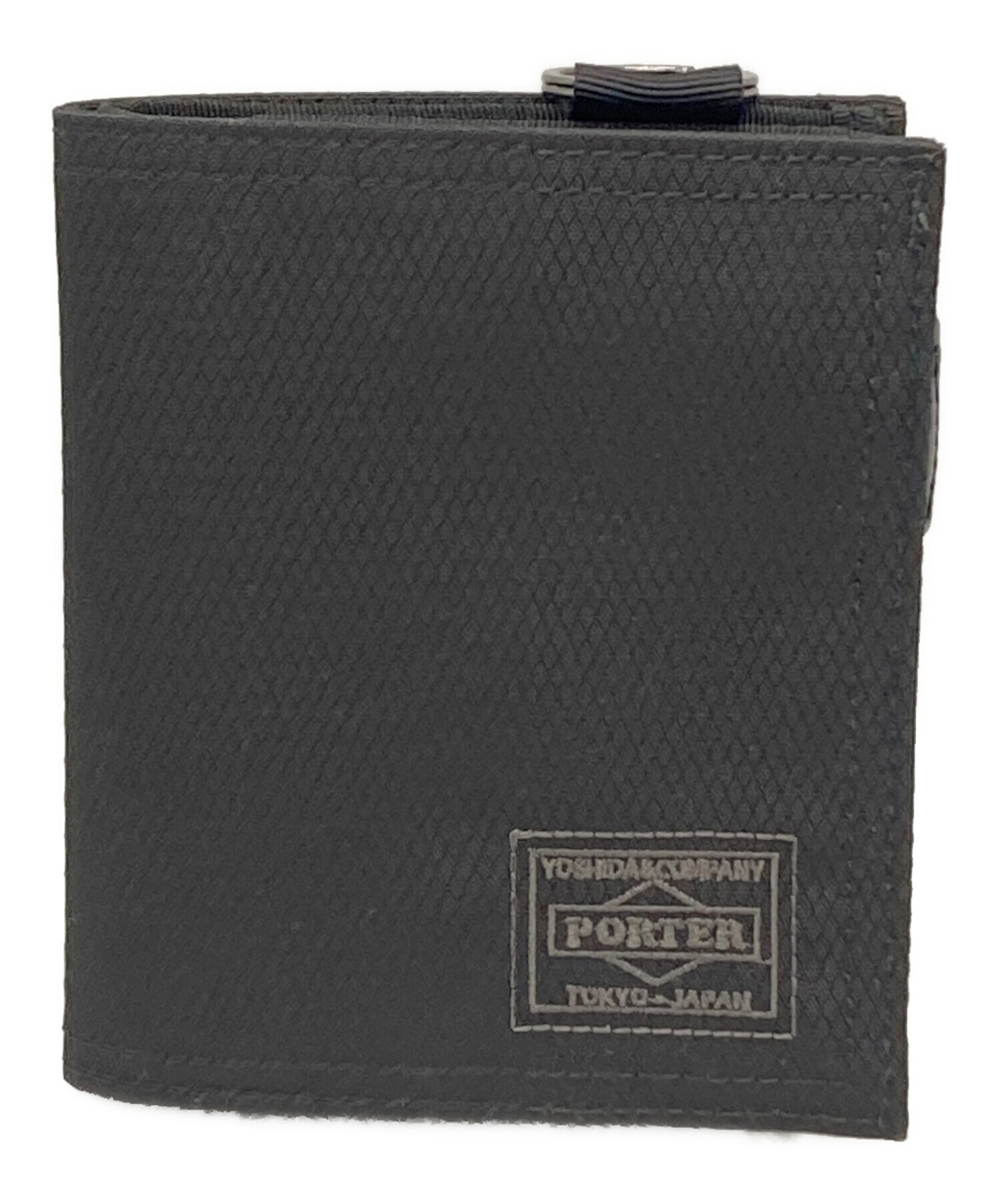 中古・古着通販】PORTER (ポーター) 2つ折り財布 ブラック|ブランド 中古・古着通販】PORTER (ポーター) 2つ折り財布 ブラック|ブランド