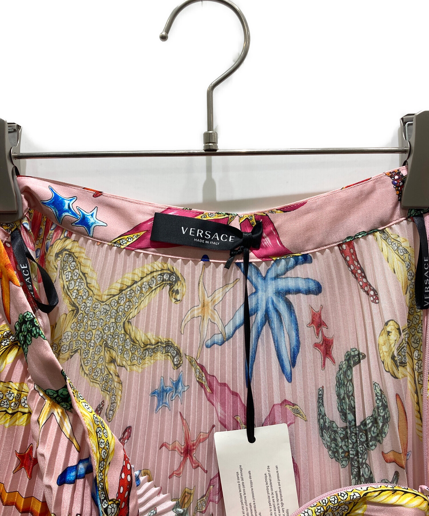 中古・古着通販】VERSACE (ヴェルサーチェ) ヒトデ柄プリントプリーツ