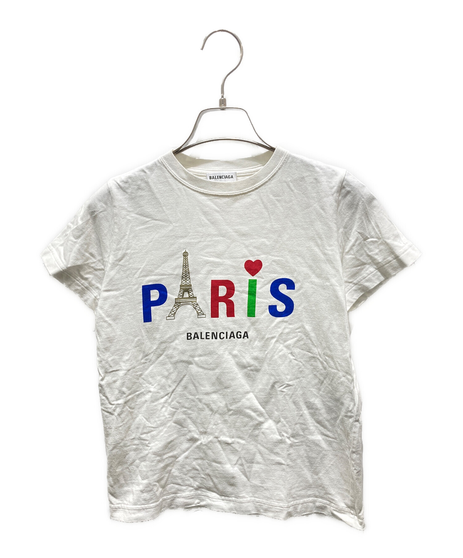 中古・古着通販】BALENCIAGA (バレンシアガ) Paris Love T-shirt