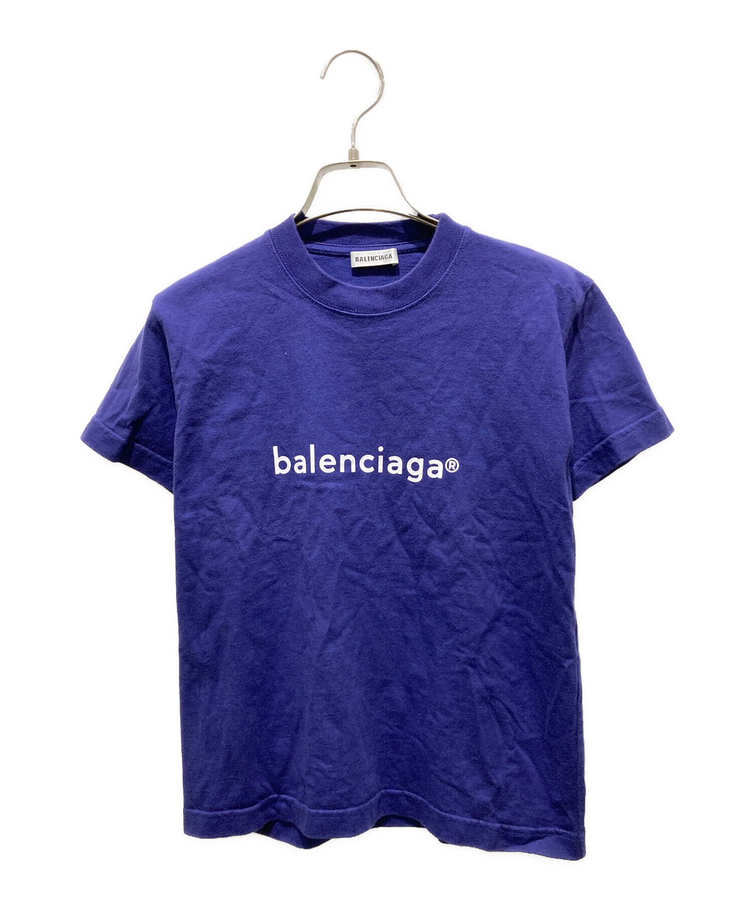 【中古】バレンシアガ　BALENCIAGA Tシャツ（レディース） 中古・古着通販】BALENCIAGA (バレンシアガ) Logo Medium Fit Tee ロゴ
