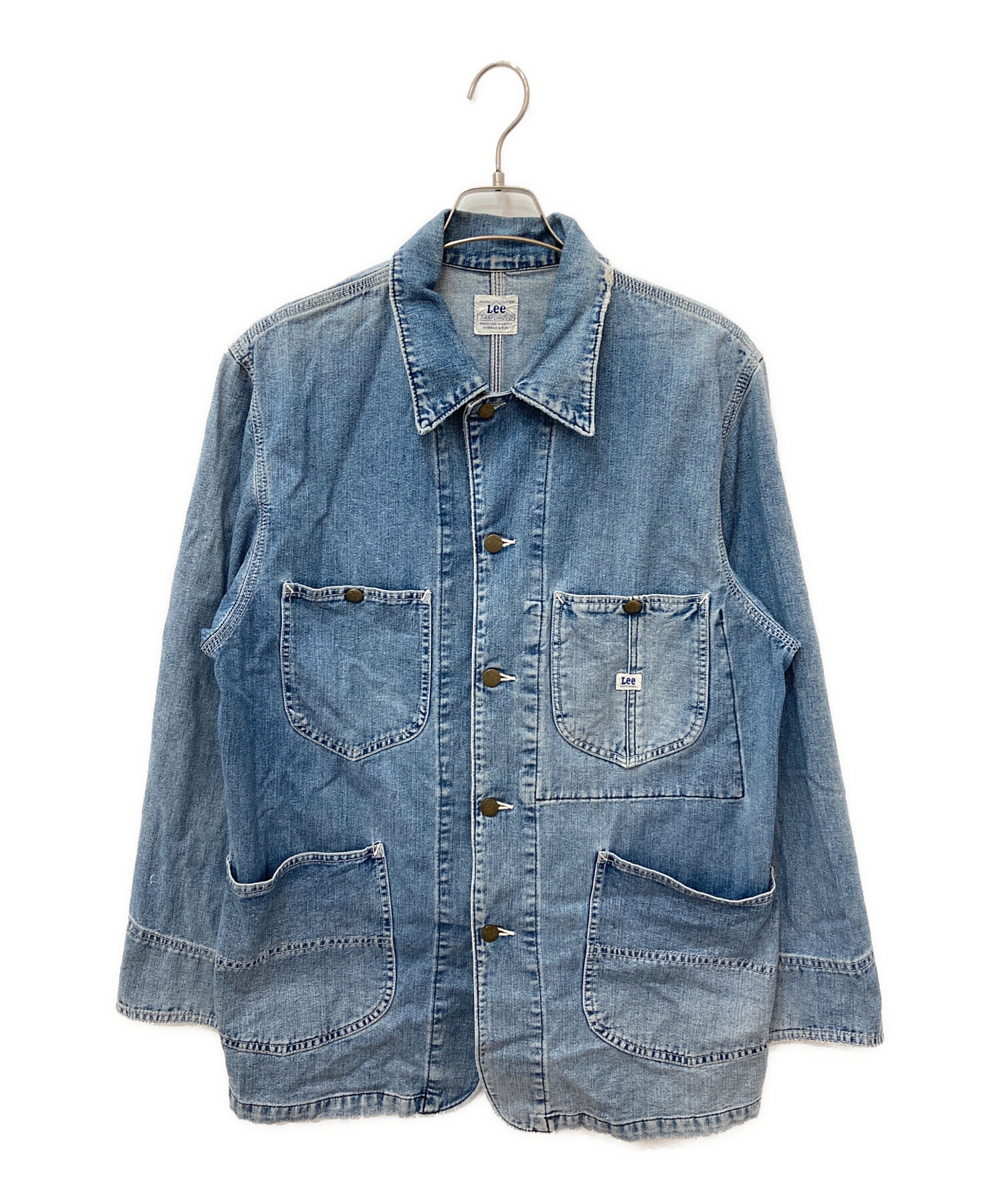 中古・古着通販】LEE (リー) 91-J 復刻 カバーオール インディゴ