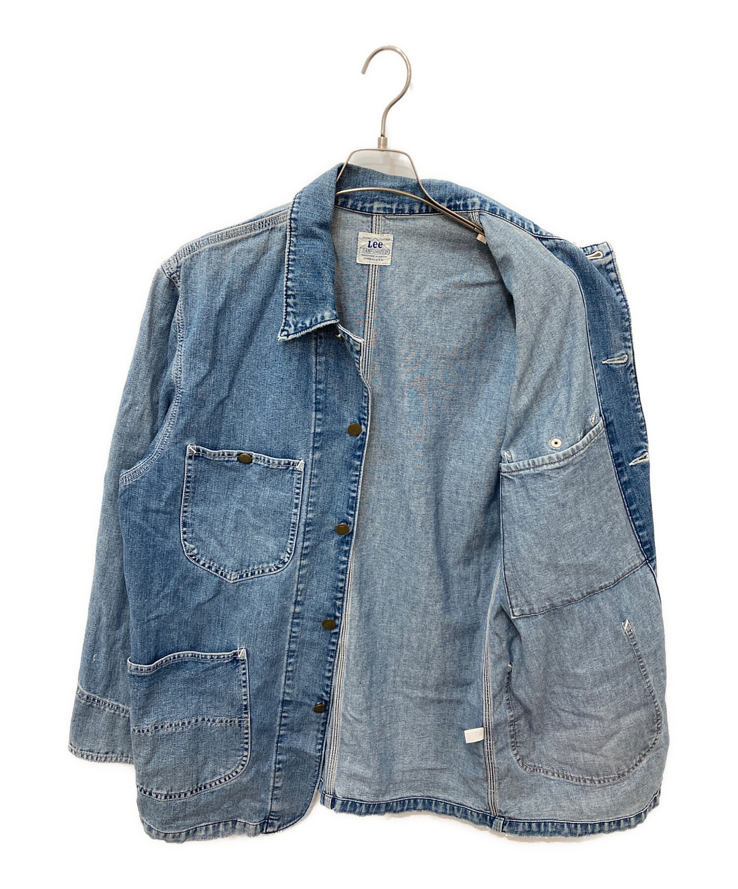 中古・古着通販】LEE (リー) 91-J 復刻 カバーオール インディゴ