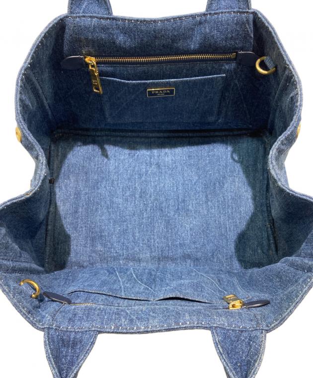 中古・古着通販】PRADA (プラダ) カナパトートバッグ インディゴ