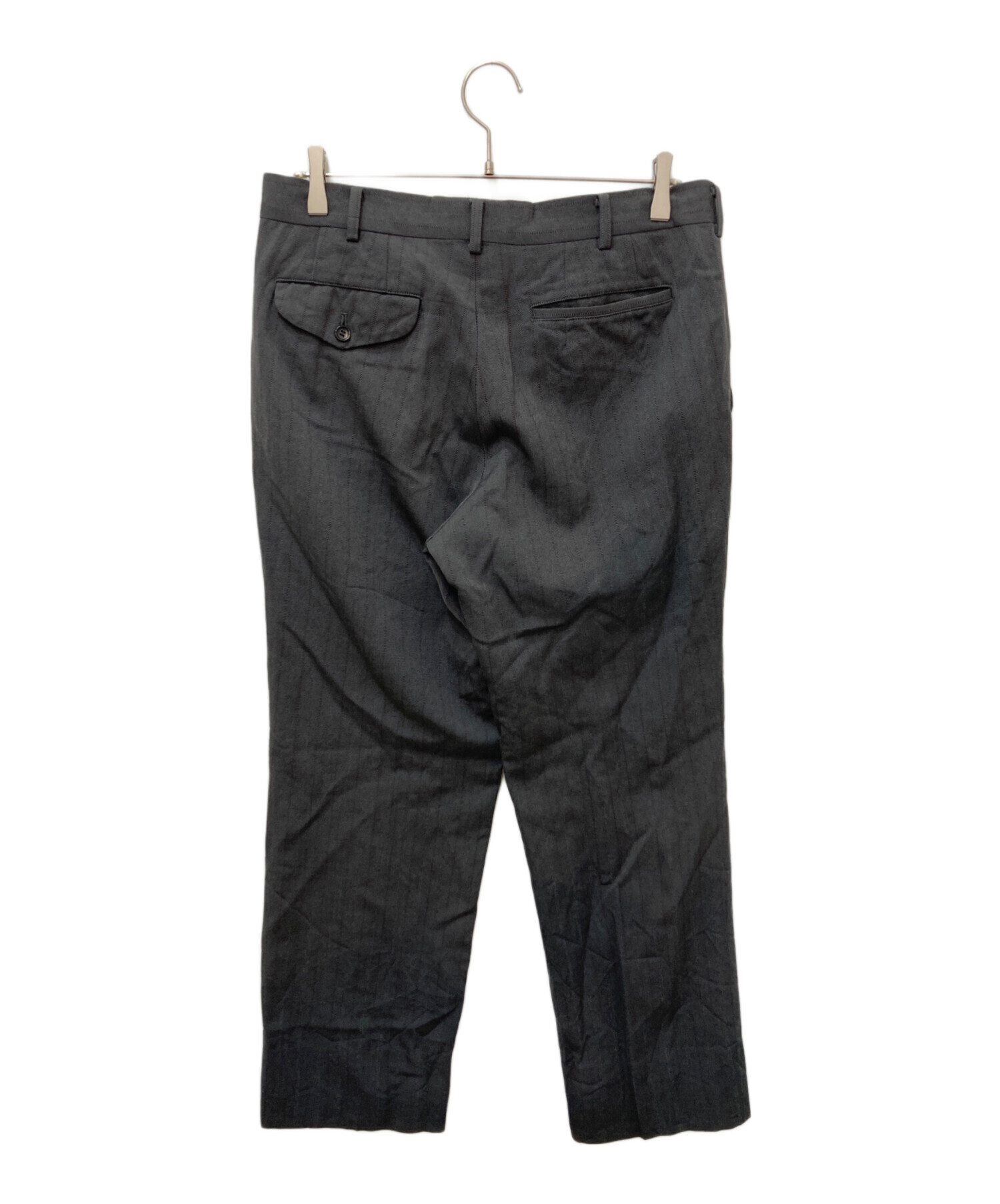最終値下 新品 コムデギャルソンオムプリュス 24ss グレー パンツ 中古・古着通販】COMME des GARCONS HOMME PLUS (コムデギャルソンオム