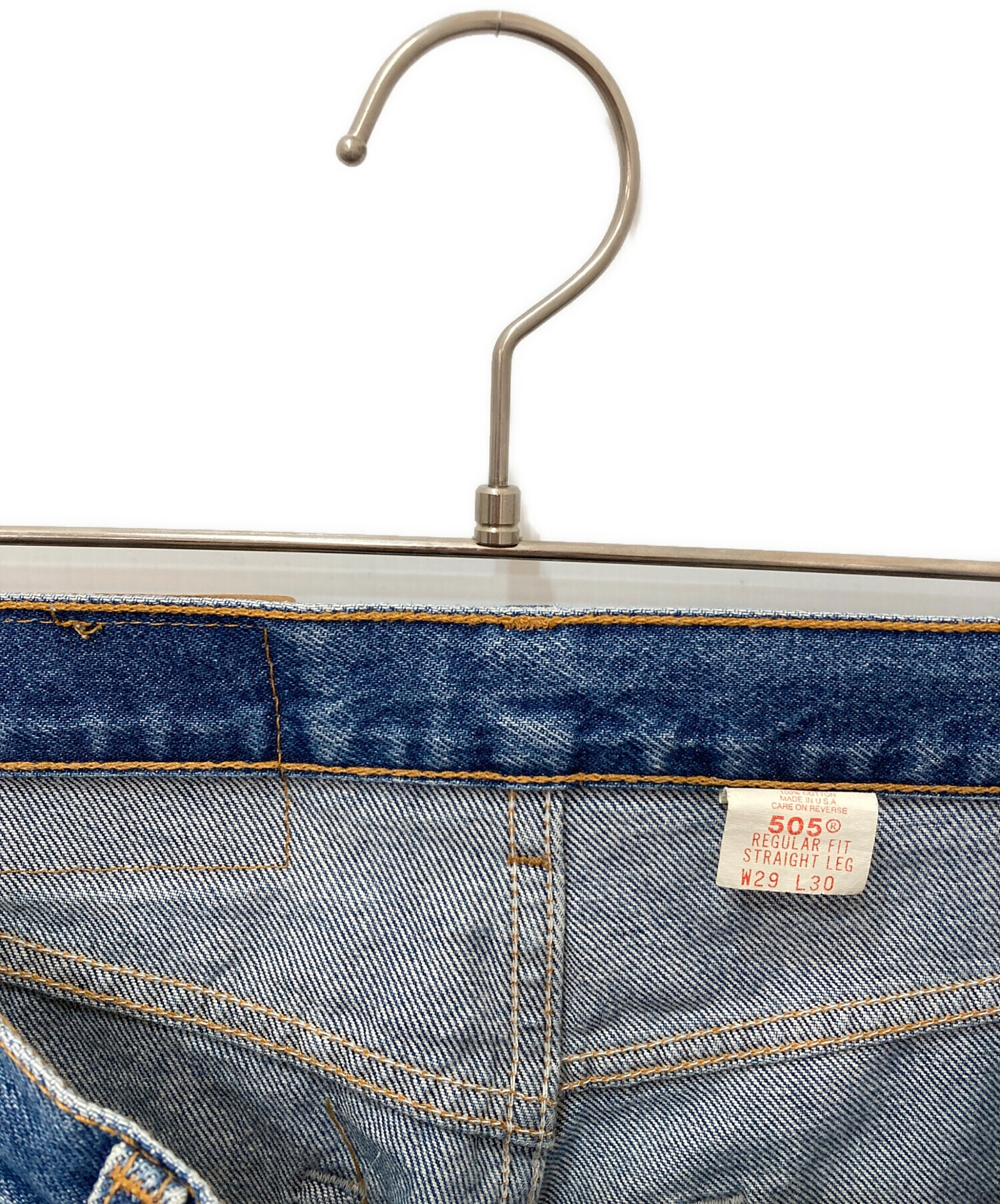 中古・古着通販】LEVI'S (リーバイス) 505デニムパンツ ブルー サイズ