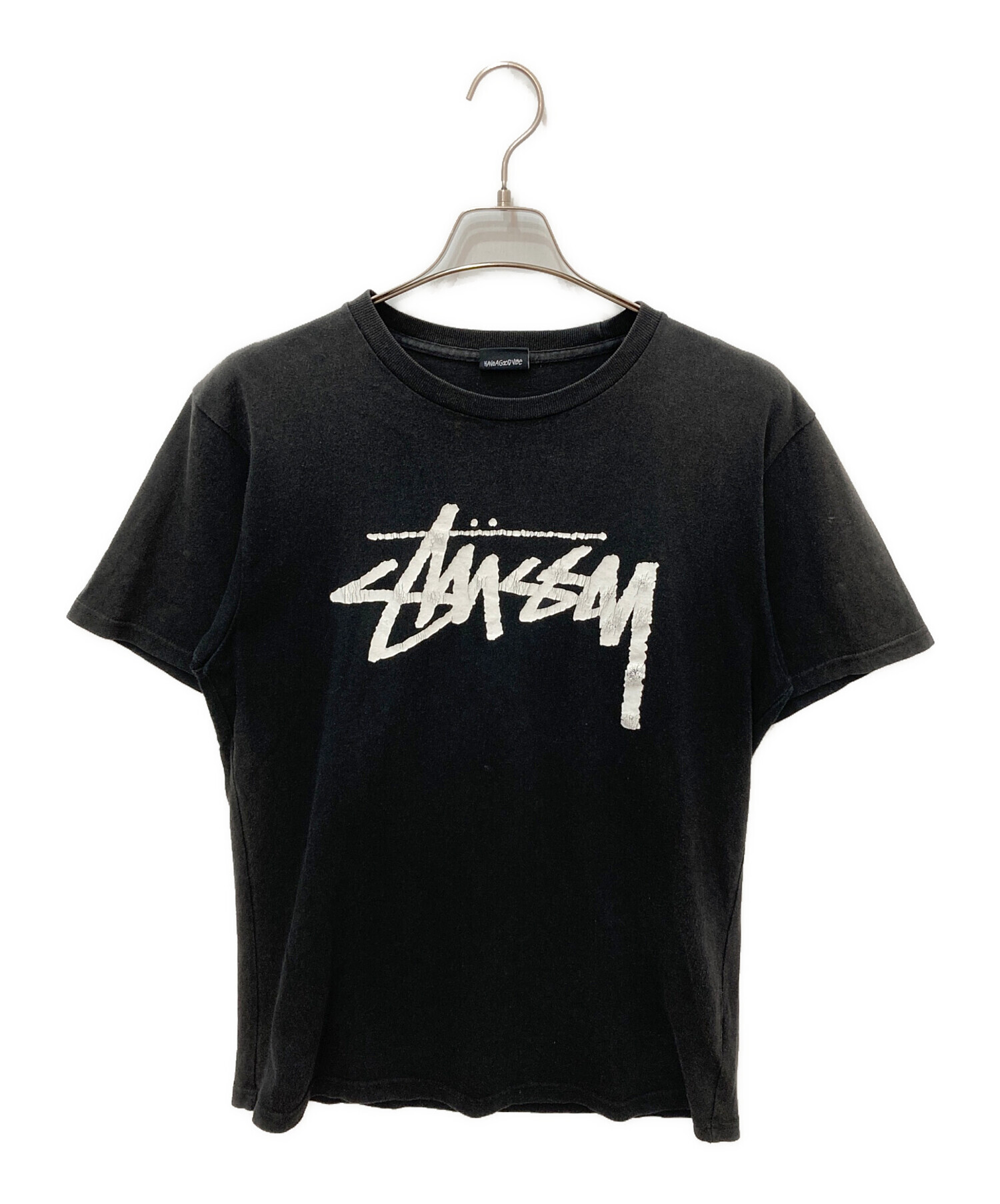 中古・古着通販】stussy (ステューシー) プリント半袖Tシャツ ブラック 