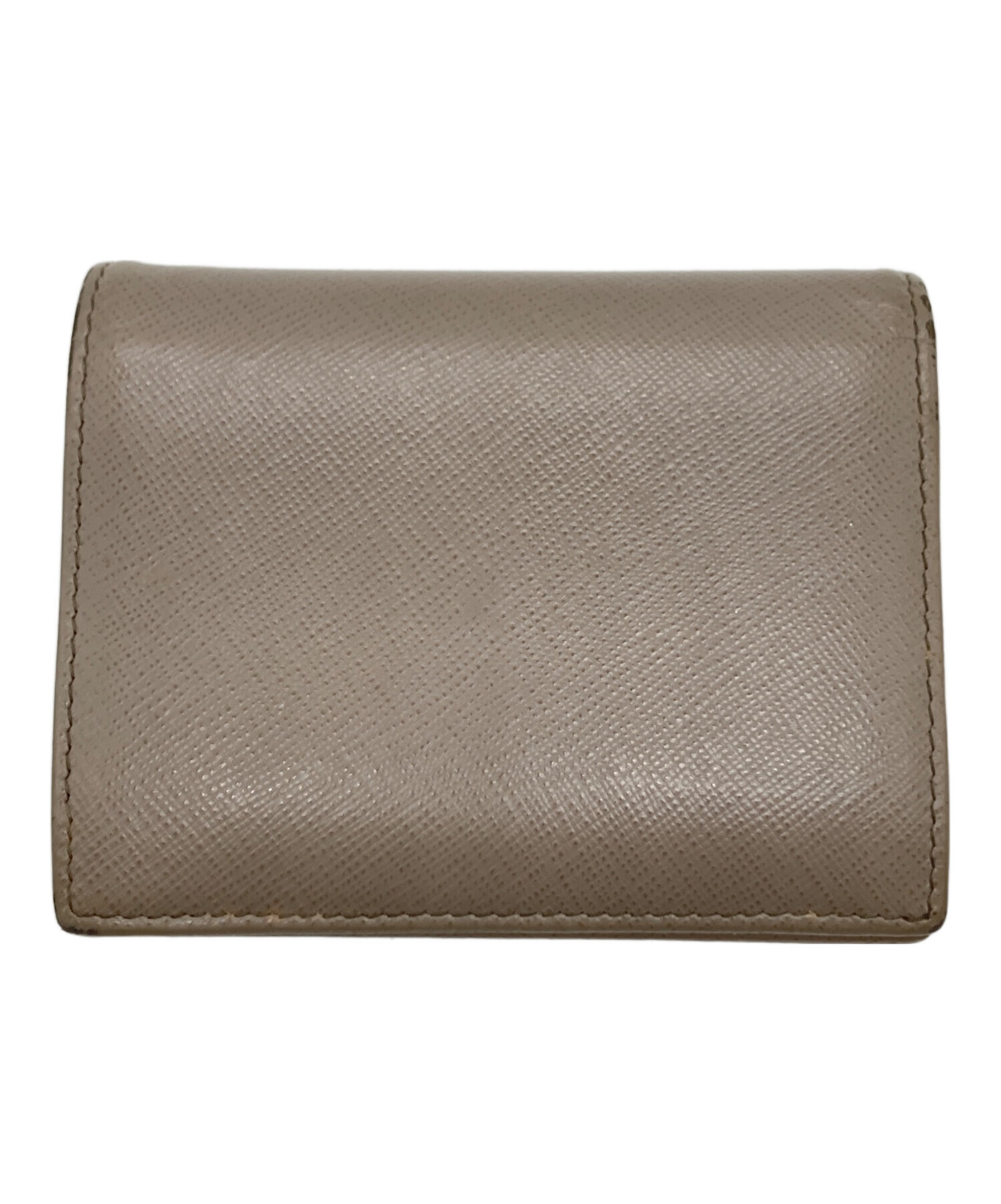 中古・古着通販】PRADA (プラダ) 2つ折り財布 グレー｜ブランド・古着 