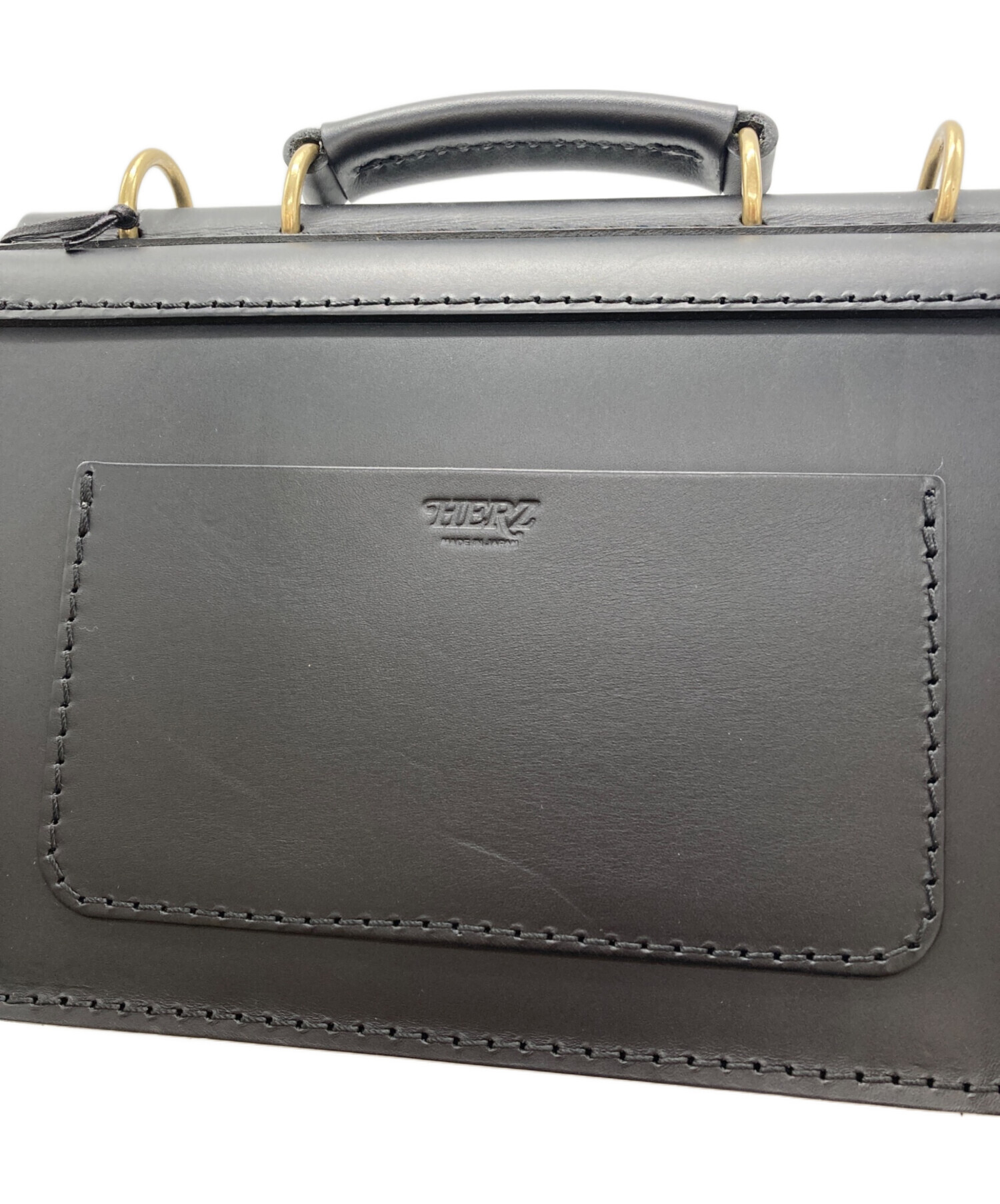 中古・古着通販】Herz (ヘルツ) 2WAYダブルベルトバッグ ブラック
