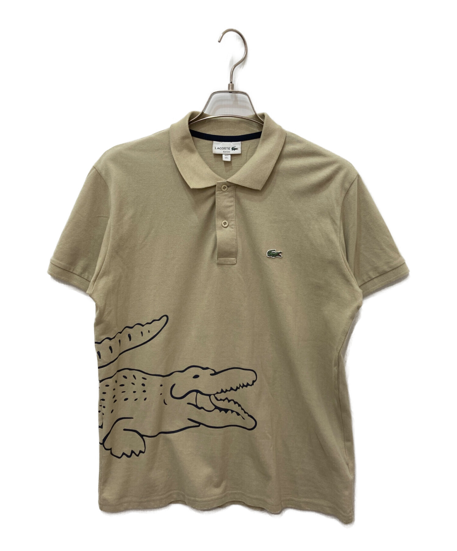 中古・古着通販】LACOSTE (ラコステ) ポロシャツ ブラウン サイズ: FR5