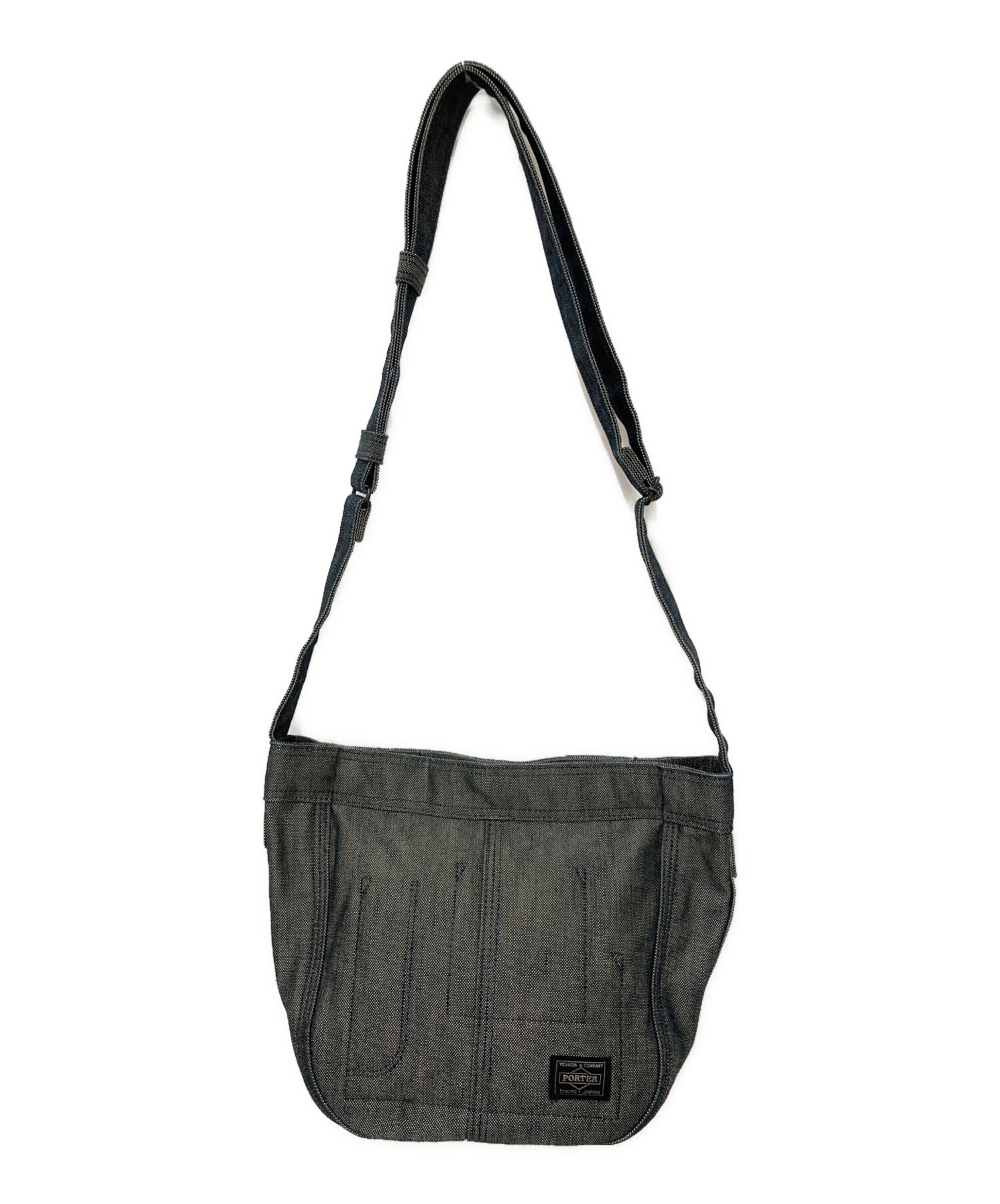 中古・古着通販】PORTER (ポーター) DEEPER ショルダーバッグ グレー