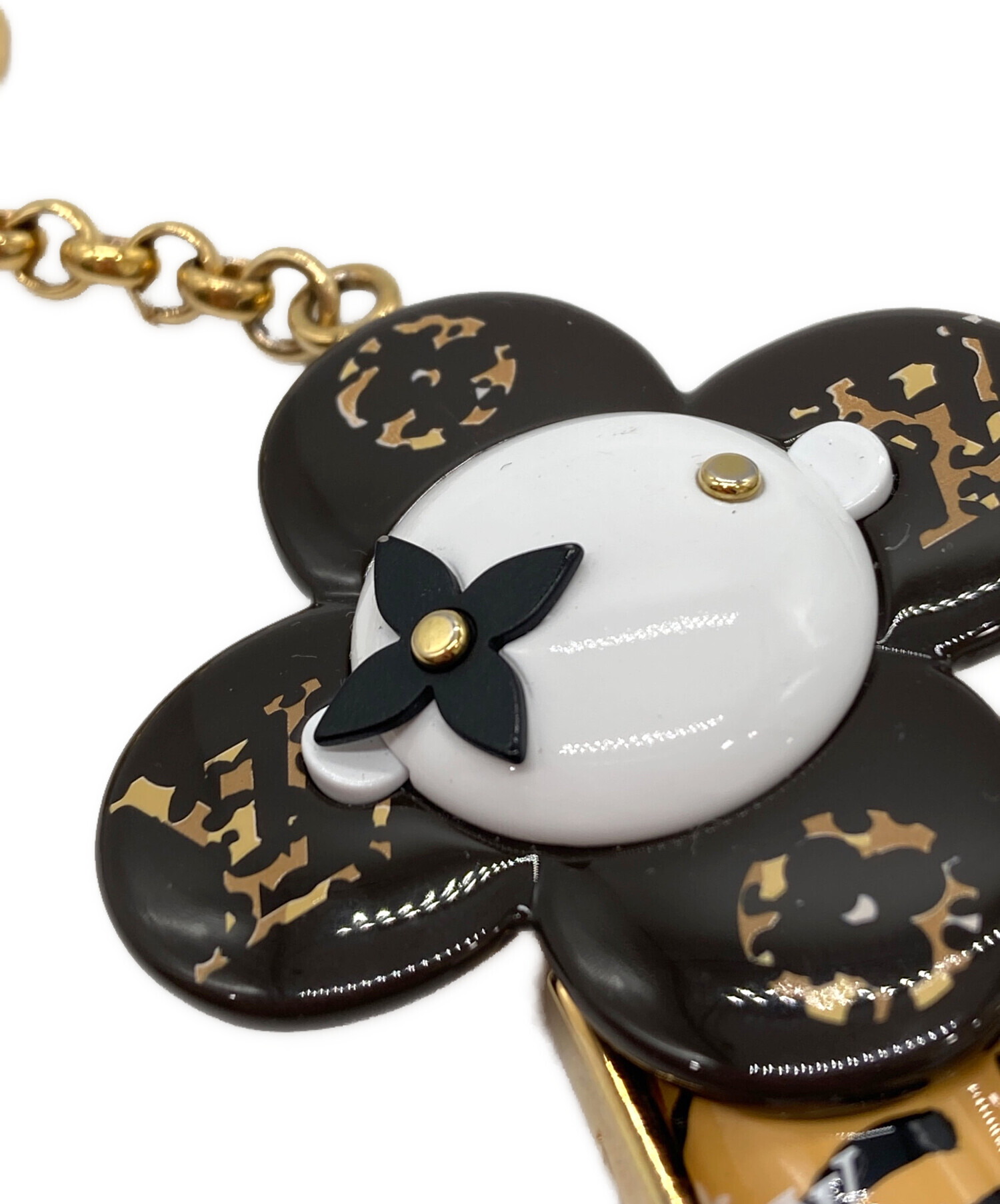 ルイヴィトンLVチャームブラック 中古・古着通販】LOUIS VUITTON (ルイ ヴィトン) LVマスコット バッグ