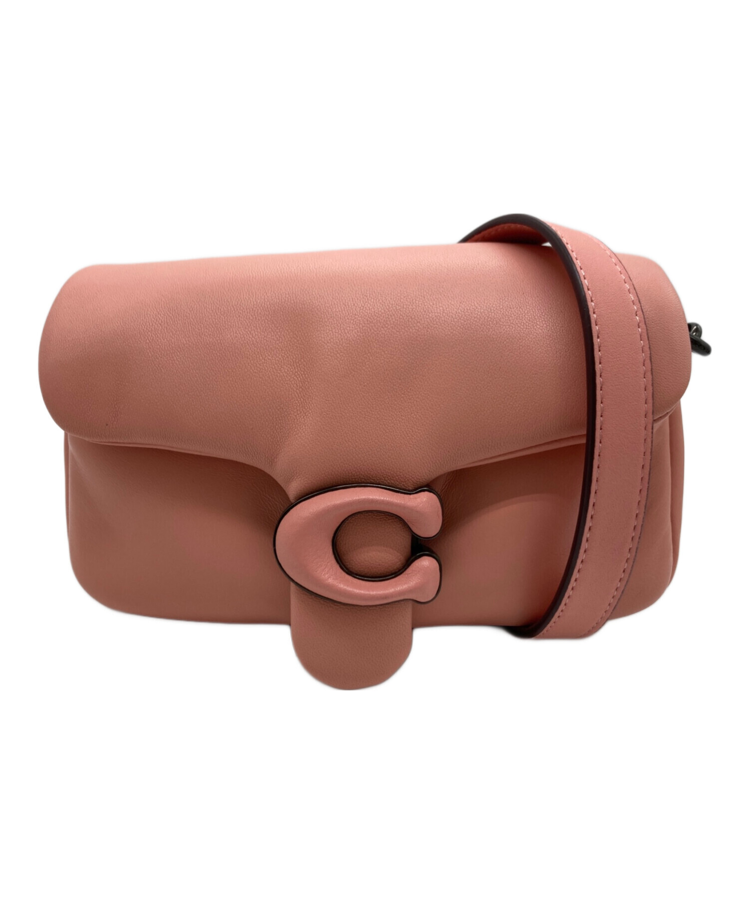 【hina】コーチ　ピロータビーショルダー26　ピンク 中古・古着通販】COACH (コーチ) ピロー タビーショルダーバッグ
