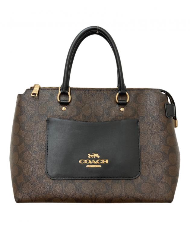 中古・古着通販】COACH (コーチ) ハンドバッグ ブラウン｜ブランド 