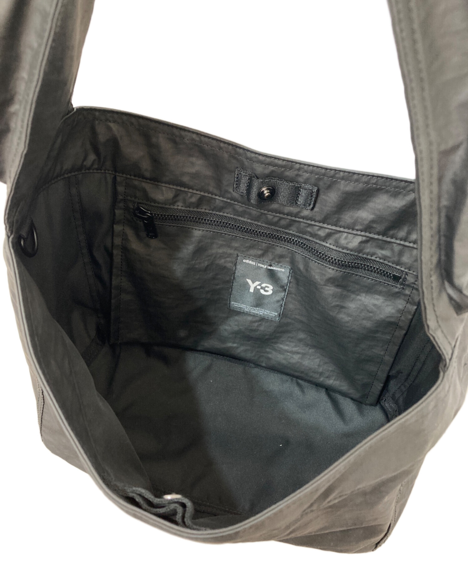 中古・古着通販】Y-3 (ワイスリー) NEWSPAPER BAG S ブラック