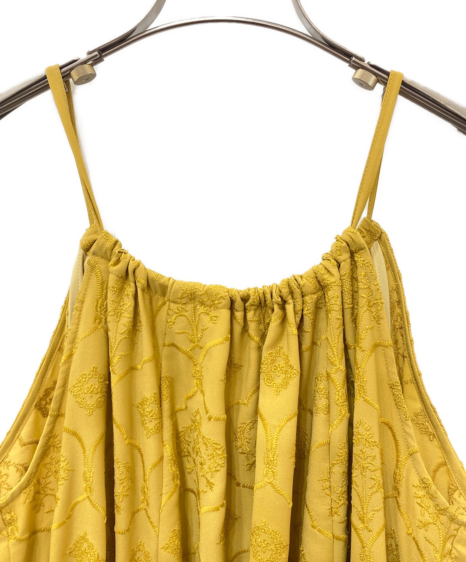 中古・古着通販】AMERI (アメリ) MEDI LAMP HALTER NECK DRESS メディ