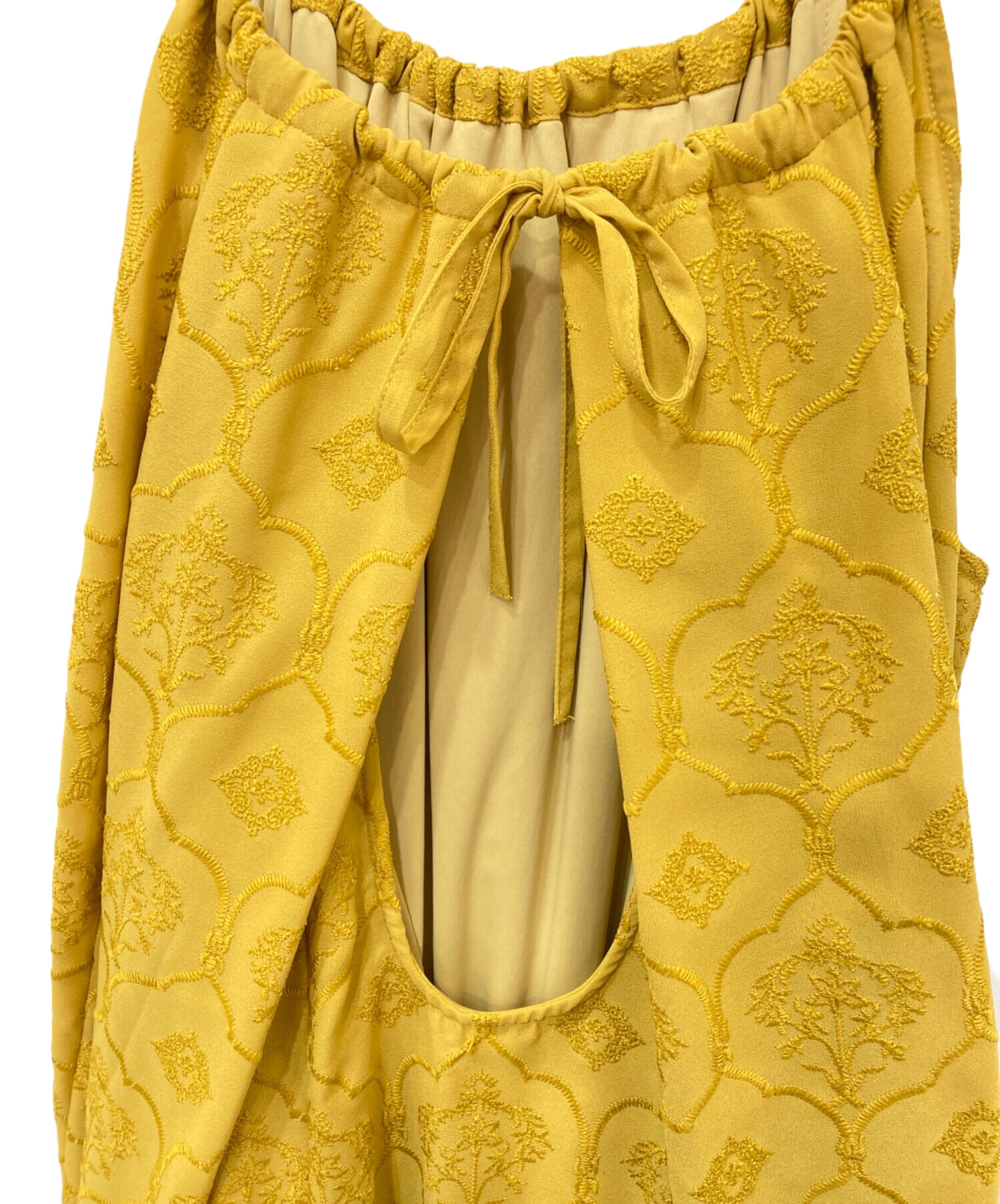 中古・古着通販】AMERI (アメリ) MEDI LAMP HALTER NECK DRESS メディ