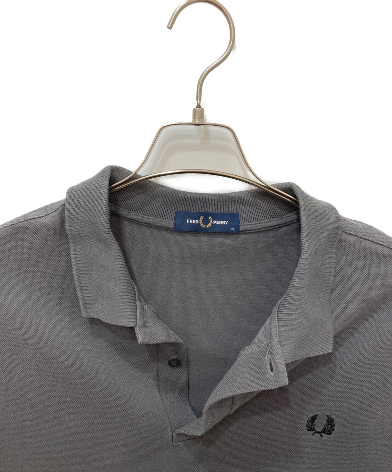 中古・古着通販】FRED PERRY (フレッドペリー) ポロシャツ グレー