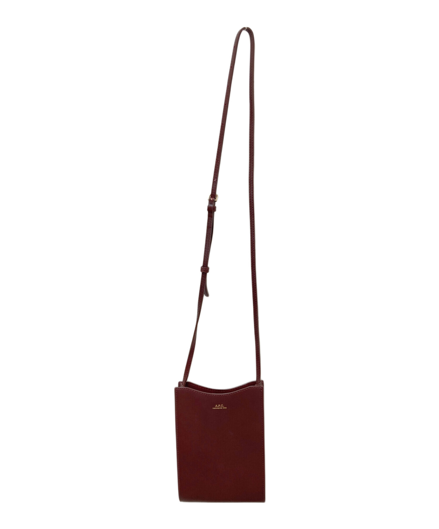 中古・古着通販】A.P.C. (アーペーセー) neck pouch レッド|ブランド 中古・古着通販】A.P.C. (アーペーセー) neck pouch レッド|ブランド