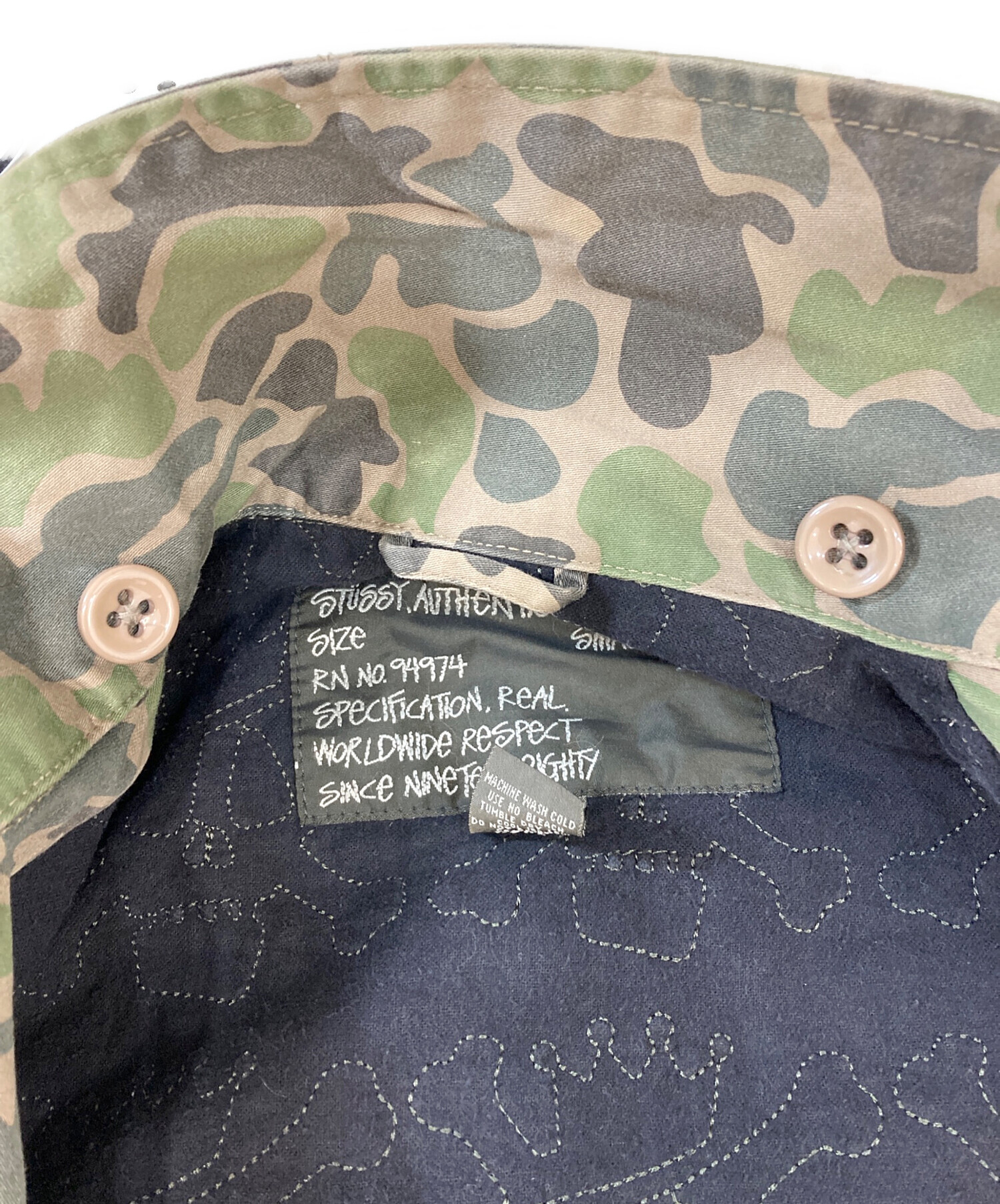 中古・古着通販】stussy (ステューシー) ダックハンターカモ M51