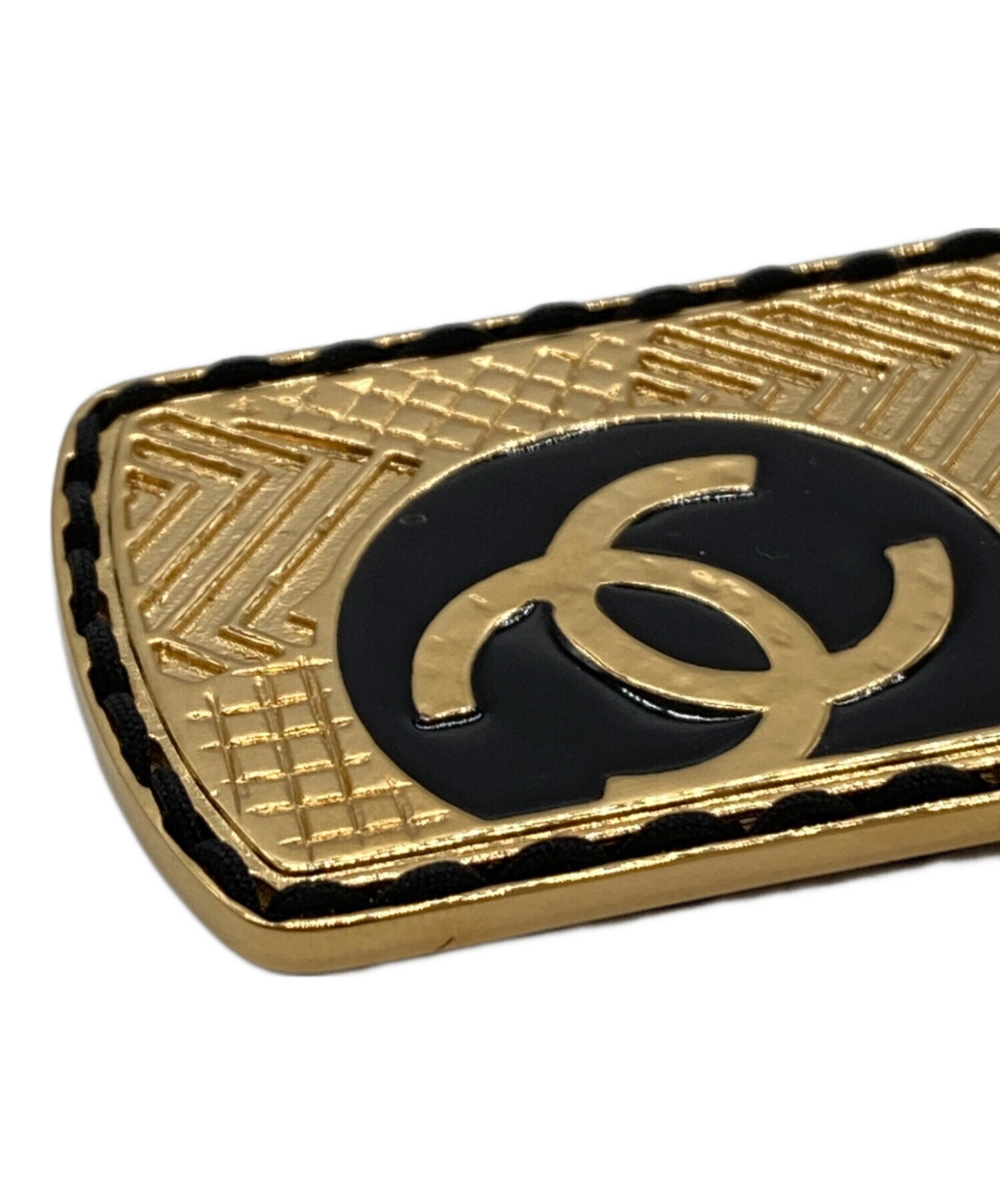 中古・古着通販】CHANEL (シャネル) ドックタグネックレス ゴールド
