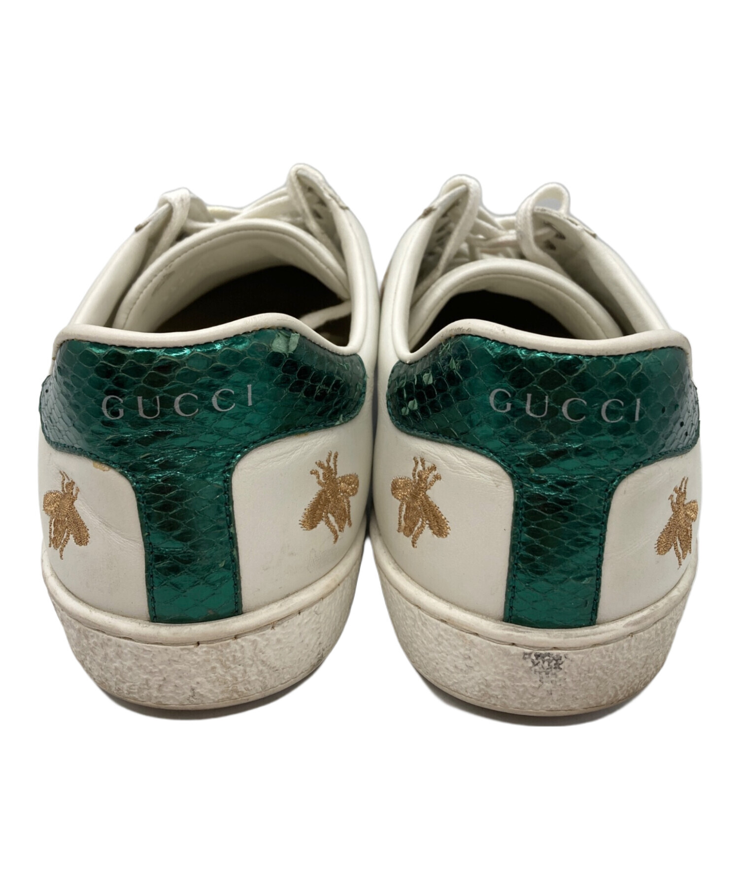 中古・古着通販】GUCCI (グッチ) ビー刺繍シェリーラインスニーカー