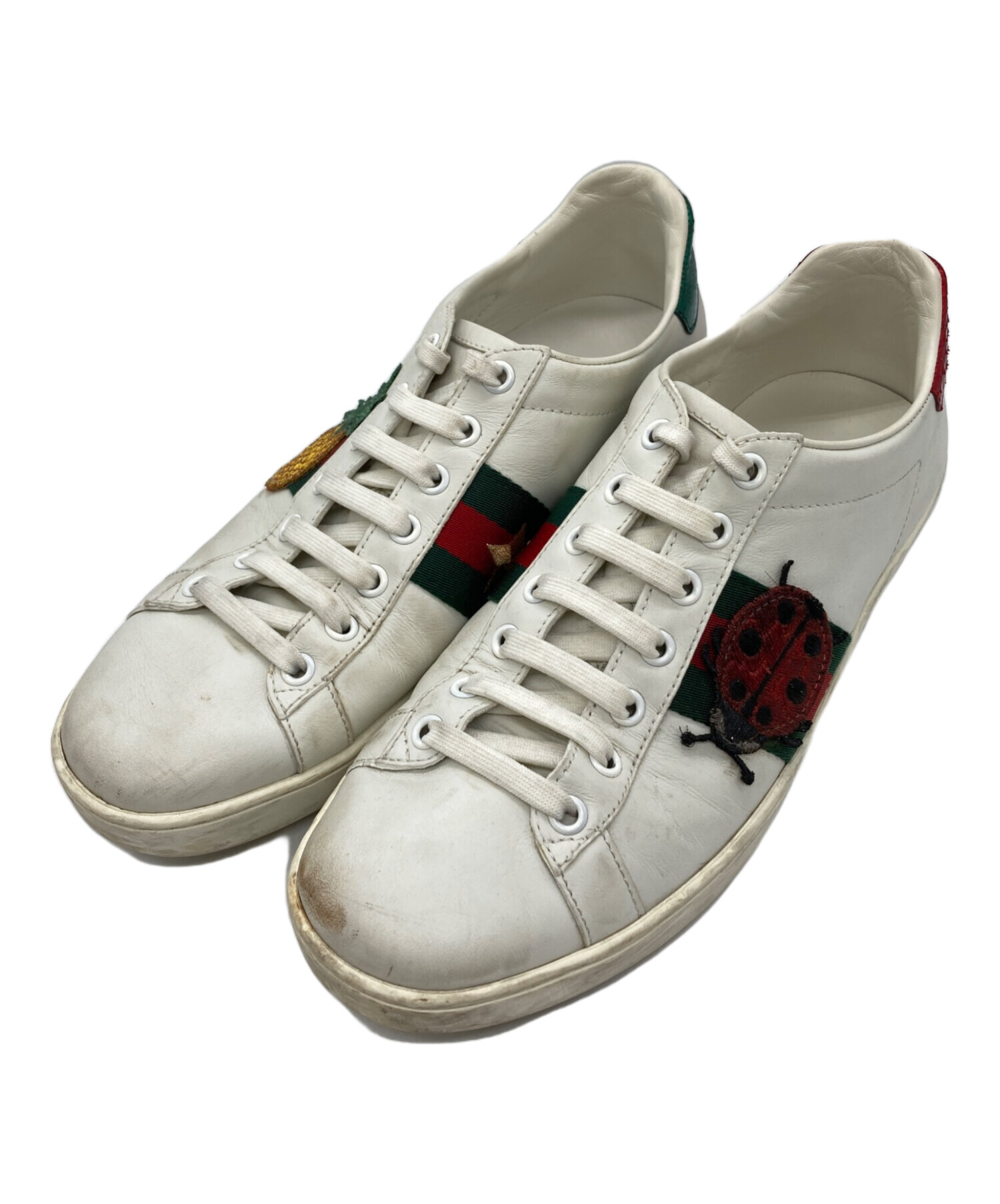 中古・古着通販】GUCCI (グッチ) ワッペンシェリーラインスニーカー