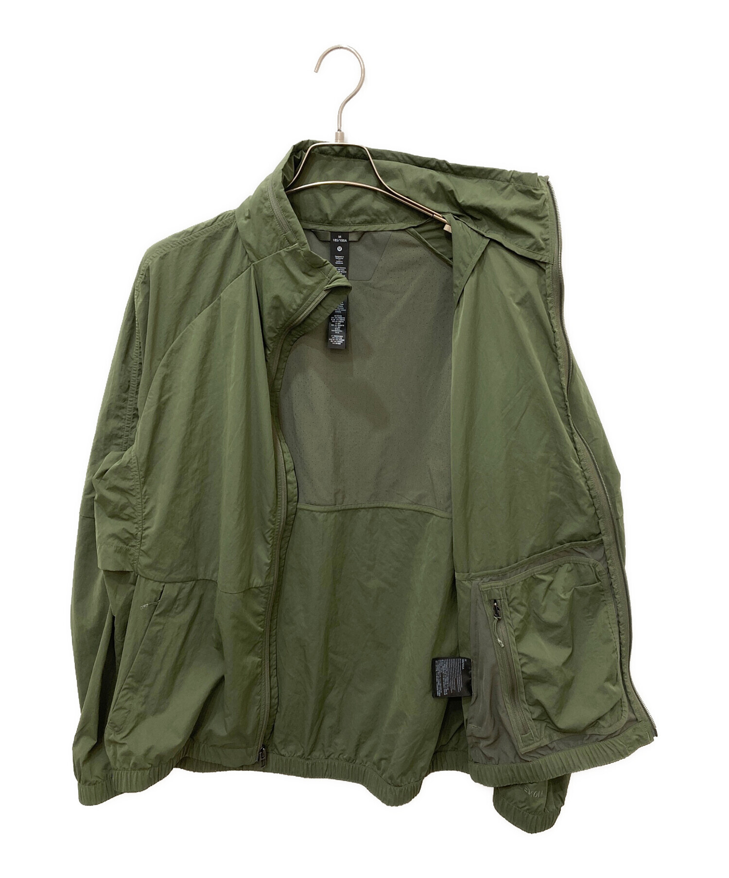中古・古着通販】LULULEMON (ルルレモン) ナイロンジャケット グリーン