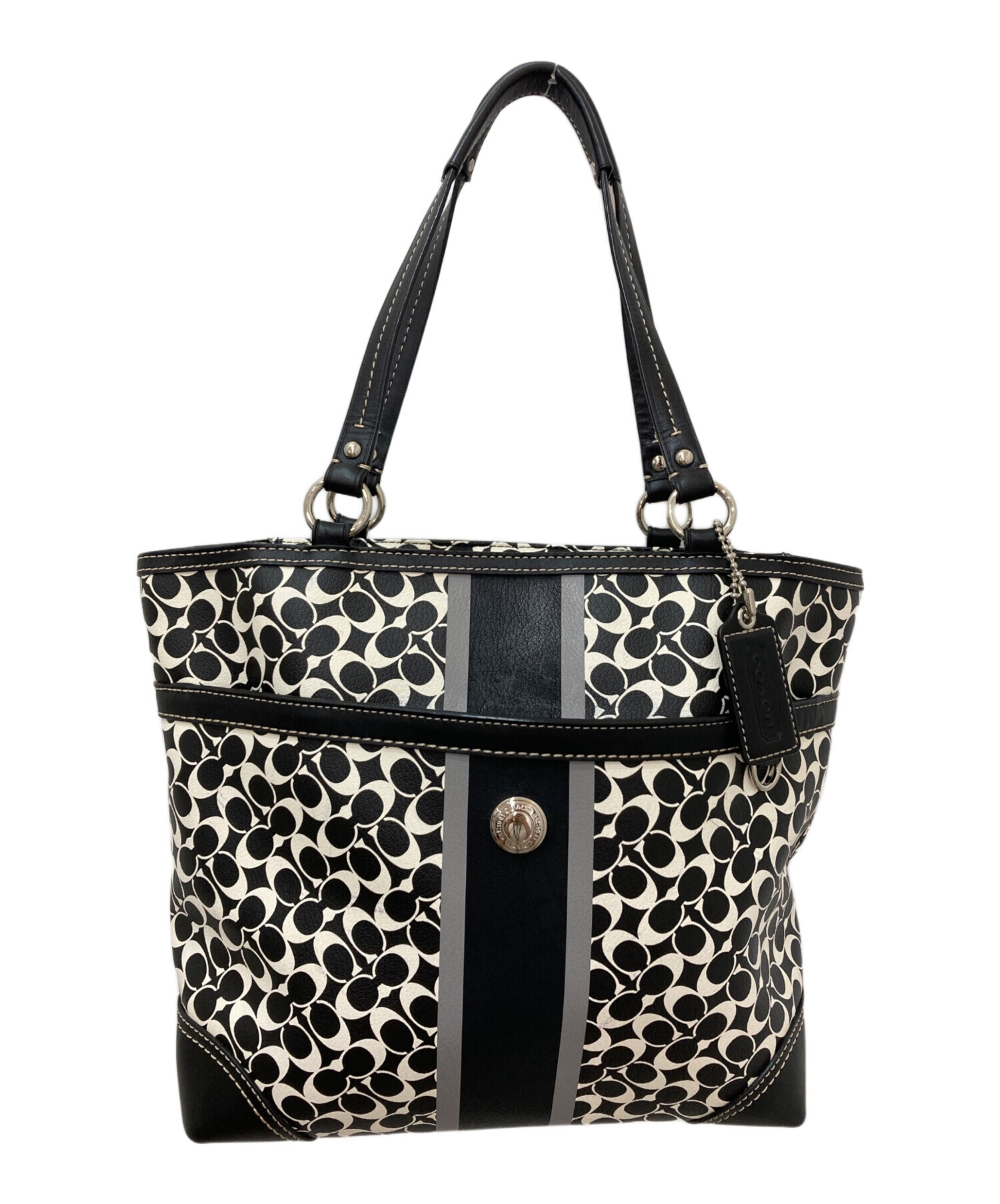 中古・古着通販】COACH (コーチ) ハンドバッグ ブラック｜ブランド