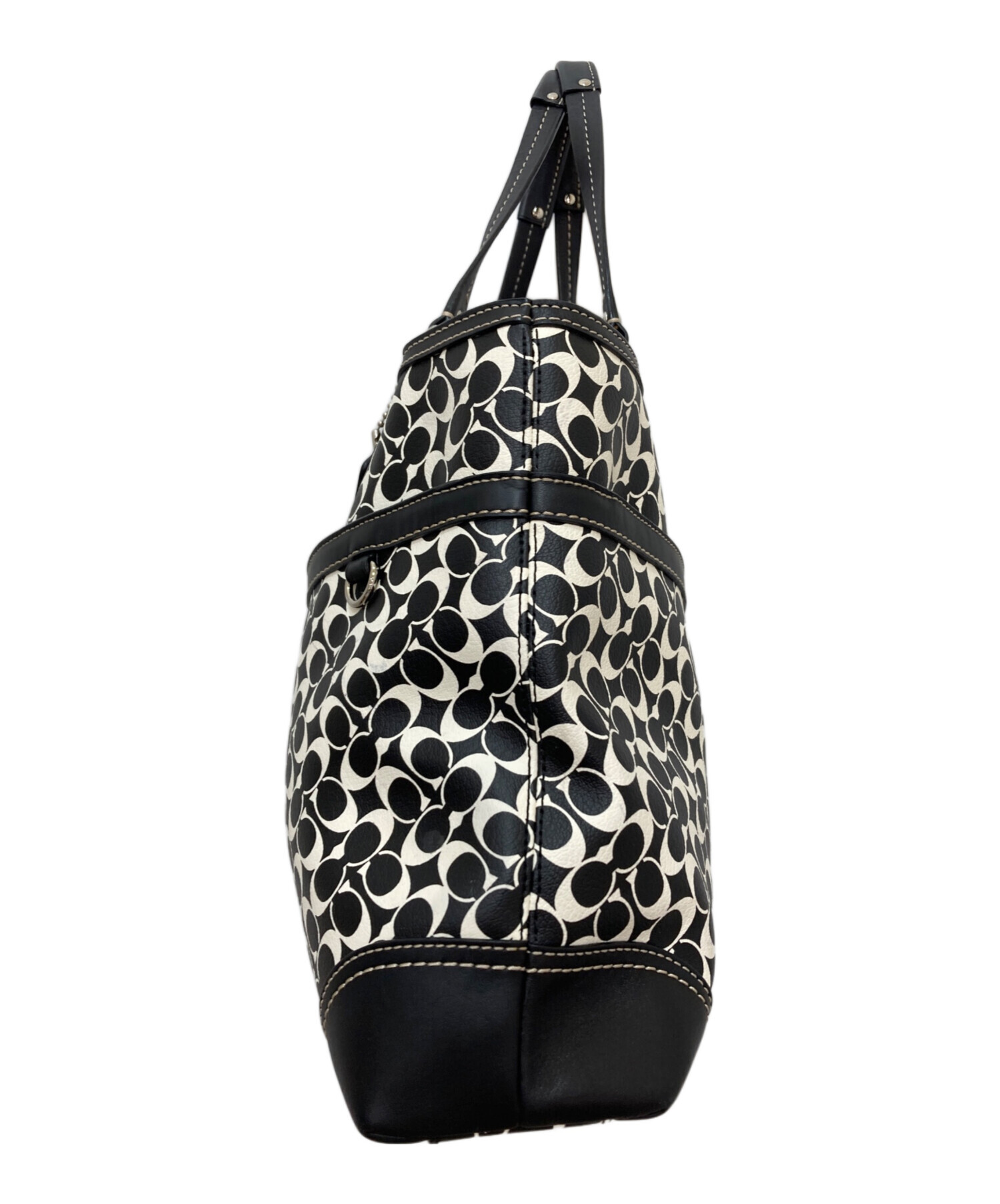 COACH ハンドバッグ　ほぼ未使用 中古・古着通販】COACH (コーチ) ハンドバッグ ブラック｜ブランド