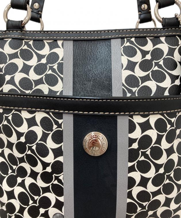 中古・古着通販】COACH (コーチ) ハンドバッグ ブラック｜ブランド