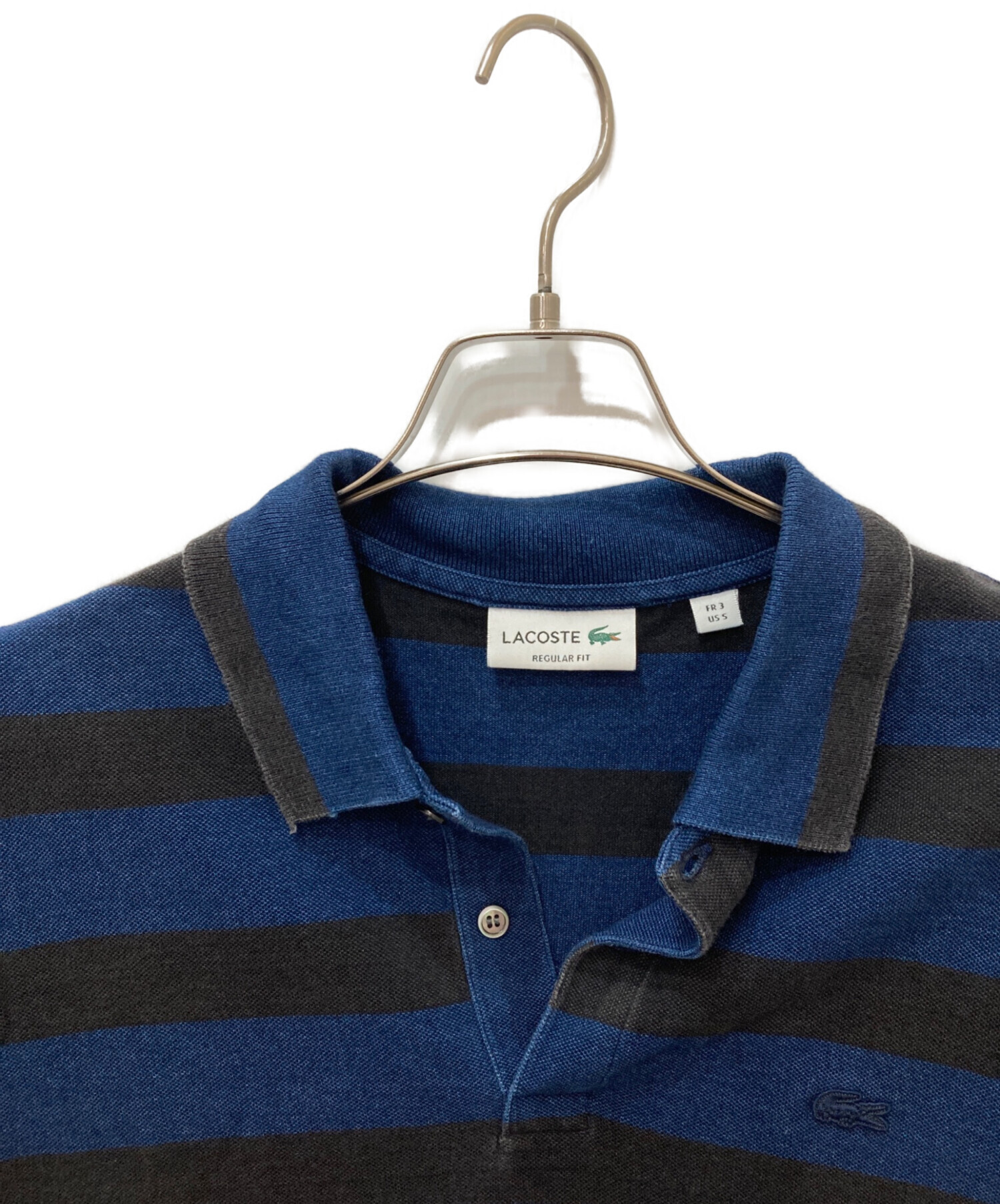 中古・古着通販】LACOSTE (ラコステ) ポロシャツ ネイビー サイズ:3